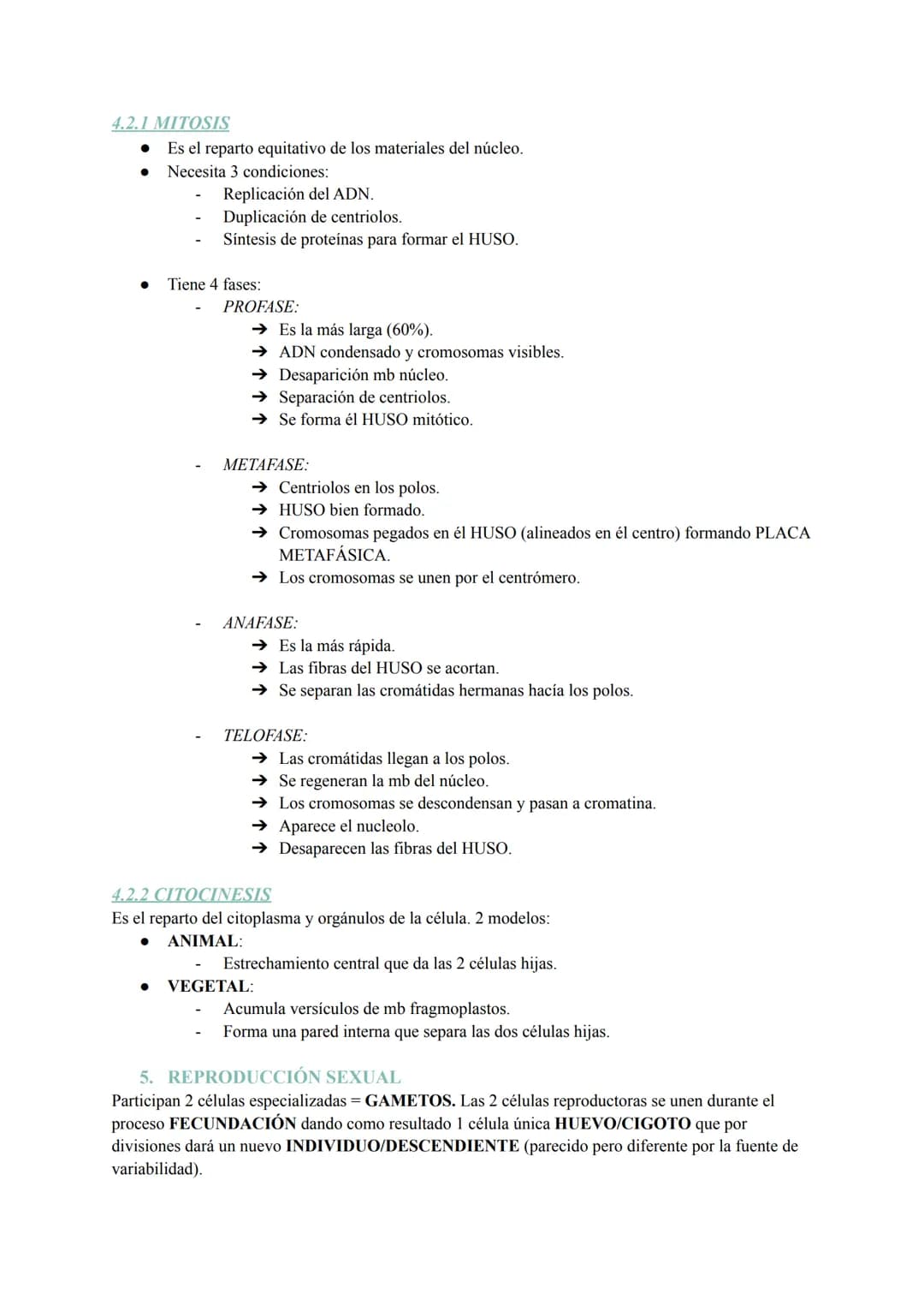 # Tema 6: La Célula
1. TEORIA CELULAR Y ESTUDIO/OBSERVACIÓN
La teoría celular se basa en tres postulados:
1. Todos los seres vivos está