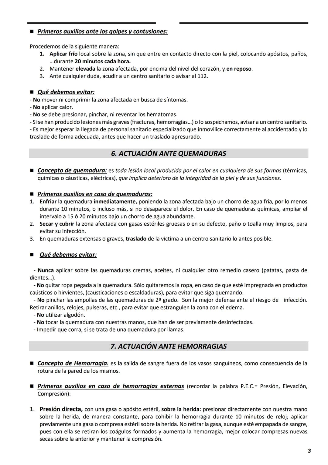 # 1. QUÉ SON LOS PRIMEROS AUXILIOS
El conjunto de actuaciones y técnicas que permiten la atención inmediata de un accidentado hasta que lle