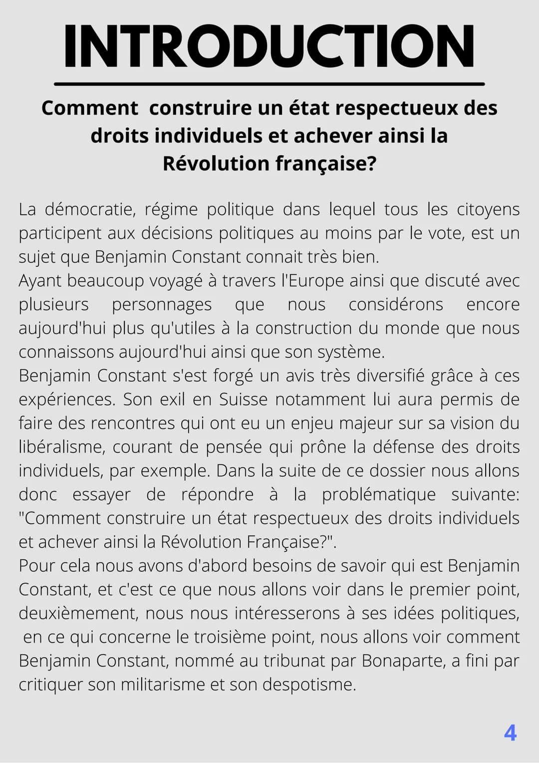 # PARTICIPER OU ÊTRE
REPRÉSENTÉ
# BENJAMIN
# CONSTANT
25 Octobre 1767 - 8 Décembre
1830 SPÉCIALITÉ HGGSP
BENJAMIN
CONSTANT
ANNÉE SCOLAIR