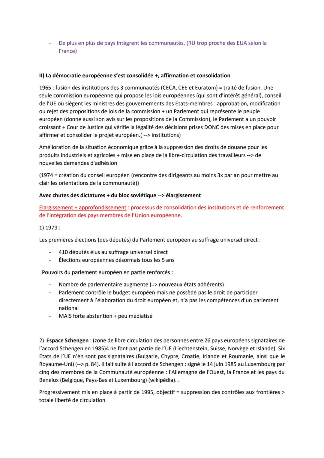 # L'UE et la Démocratie
Intro:
<< L'Europe se fera dans les crises et elle sera à la somme des solutions apportées à ces
crises. >>> Jean