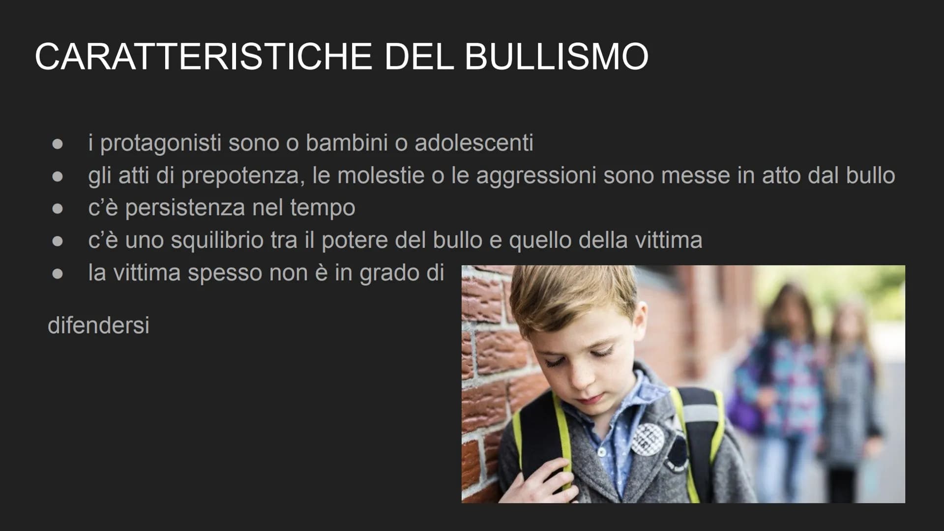 # IL BULLISMO
BULLISMO
by: Messina Silvia # CHE COS'É IL BULLISMO?
Con il termine bullismo si Intende un comportamento aggressivo e ripet
