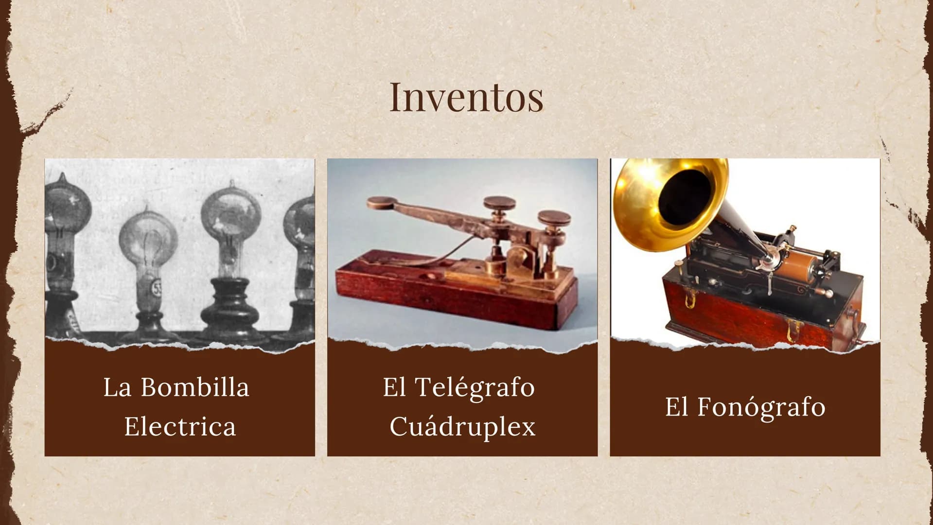 Thomas
Edison
Valentina Tinjacá # ¿QUIÉN FUE?
Fue uno de los primeros inventores en aplicar los principios de la producción en cadena y el