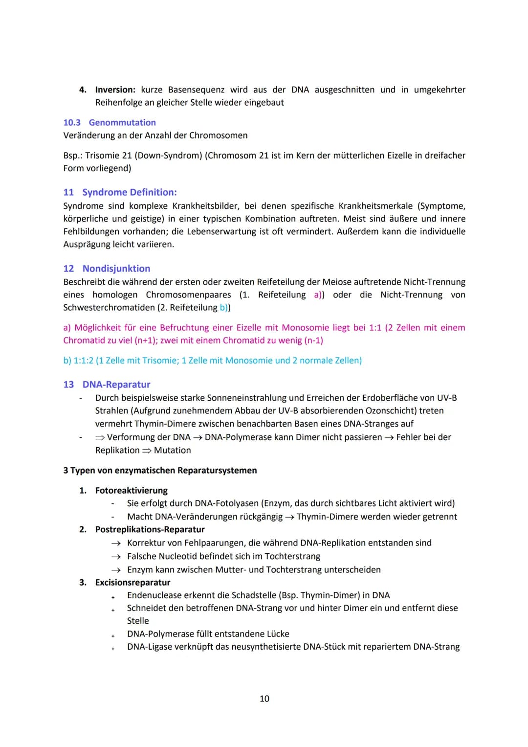 - Enthält Informationen zur Bildung von RNA (Ribonukleinsäure) → kodiert für mRNA o welche
Informationen über den Bau der Proteine besitzt
-