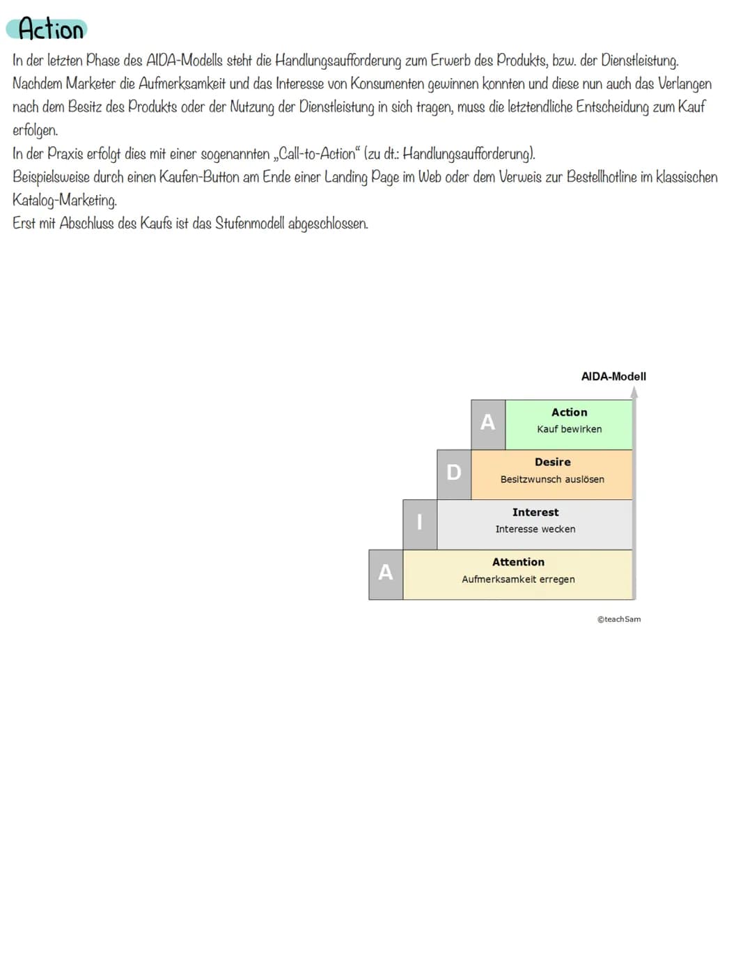 # aida
Formel
Attention
Interest
Desire
Action
A
D
A
Aufmerksamkeit
erzeugen.
Interesse wecken.
Begehrlichkeit
auslösen
Handlung