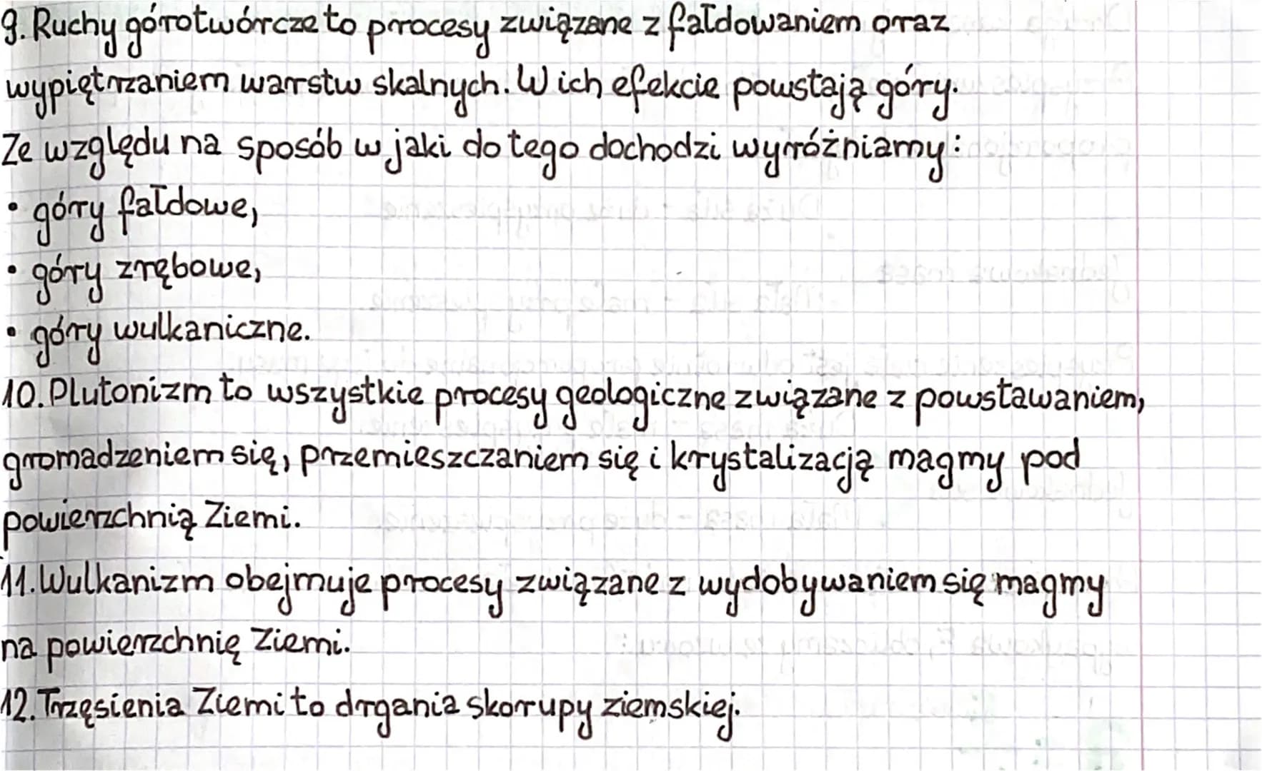 Litosfera
1. W budowie wnętrza planety wyróżnia się 3 główne warstwy:
- jądro Ziemi,
- płaszcz Ziemi,
- skorupę ziemską.
2. W wyniku wymia