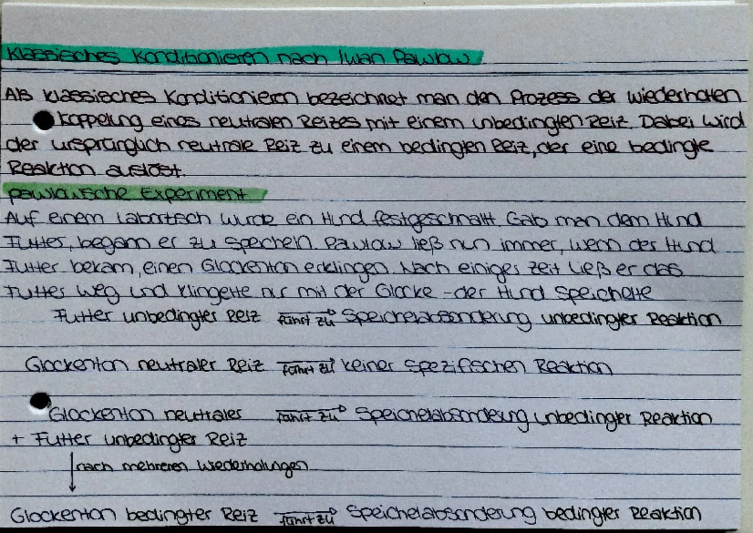 # Behaviorismus am Bsp. Konditionierungstheorien
Grundlegende Annahme des Behaviorismus ist, dass alles Verhalten erlernt
ist und wieder ve