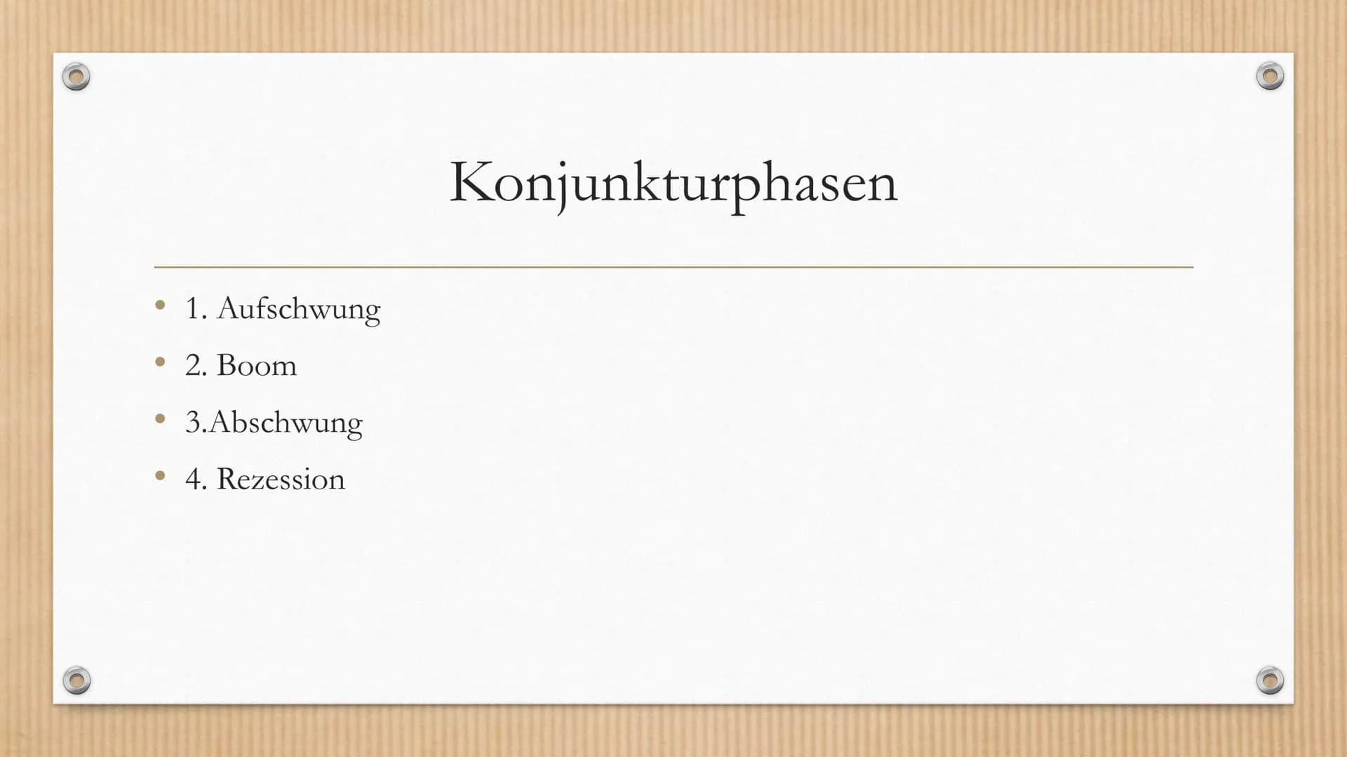 Konjunkturindikatoren Definition
• Ein zentraler Begriff aus der Volkswirtschaft ist die Konjunktur. Sie gibt in
erster Linie Auskunft über