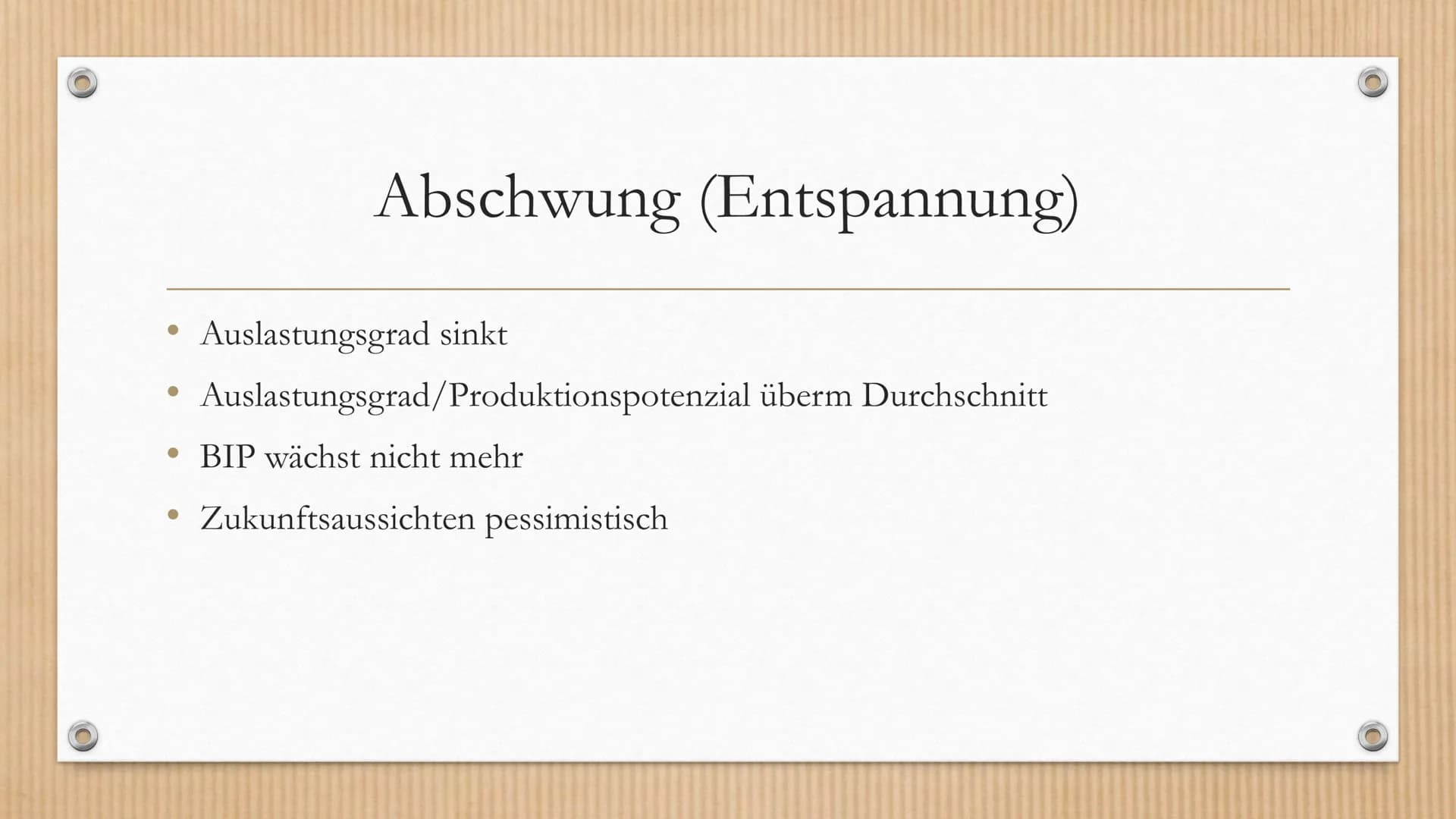 Konjunkturindikatoren Definition
• Ein zentraler Begriff aus der Volkswirtschaft ist die Konjunktur. Sie gibt in
erster Linie Auskunft über