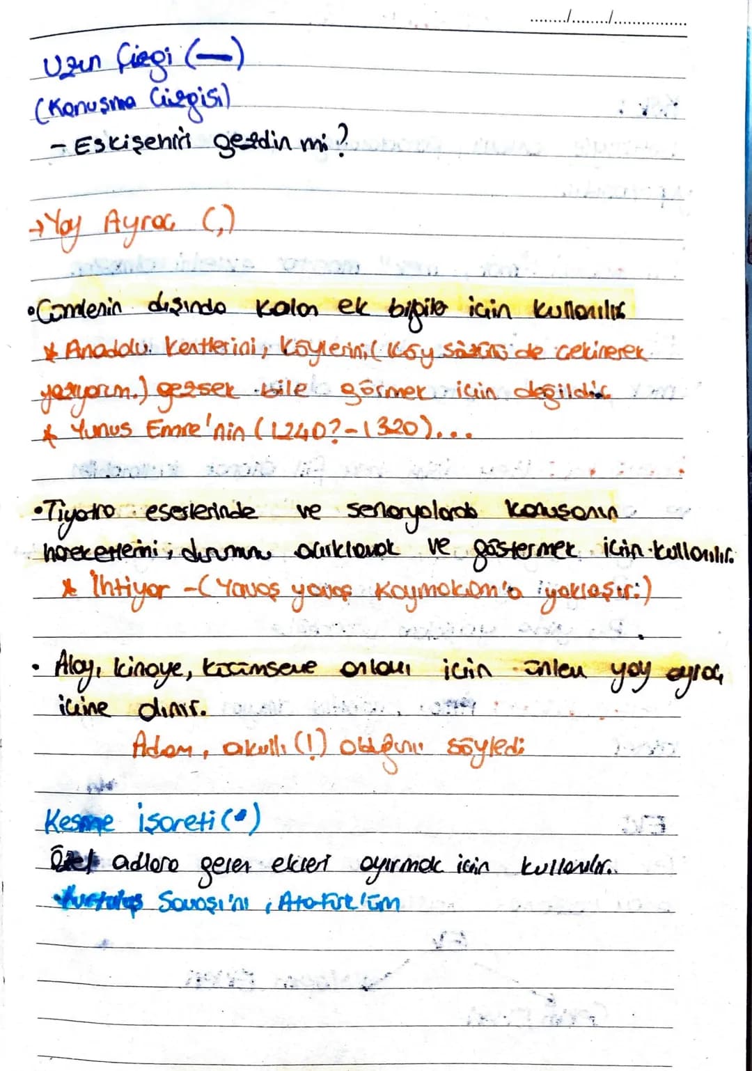 NOKTALAMA İŞARETLERİ
....
Nokto
1) Cümle souro konur.
2) Bar Kısortmaderin sanno Alb. (Alboy) D(Doktor)
3) Sayilerden sonra sıra bildirmek i