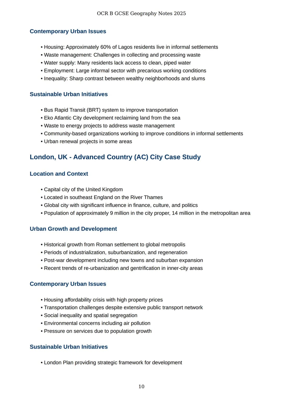 OCR B GCSE Geography Notes 2025
# OCR B GCSE Geography Notes
## 2025
Comprehensive revision notes and case studies
Created: 30 March 202