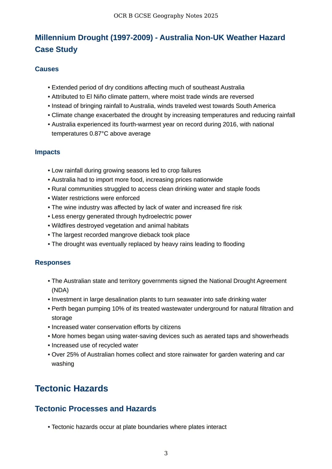 OCR B GCSE Geography Notes 2025
# OCR B GCSE Geography Notes
## 2025
Comprehensive revision notes and case studies
Created: 30 March 202