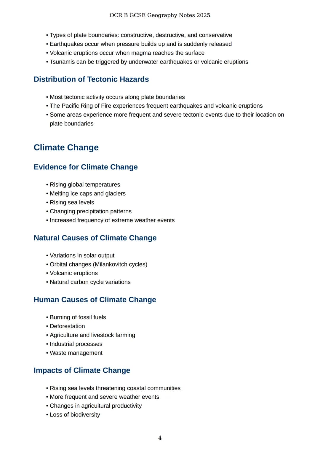 OCR B GCSE Geography Notes 2025
# OCR B GCSE Geography Notes
## 2025
Comprehensive revision notes and case studies
Created: 30 March 202