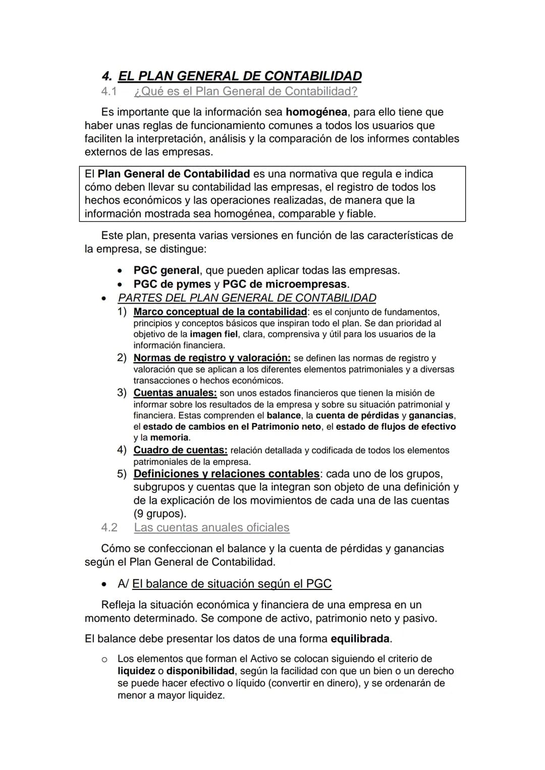 # Tema 9. Los
estados contables
1. LA INFORMACIÓN EN LA EMPRESA
La contabilidad es la ciencia económica que estudia el patrimonio
empresar