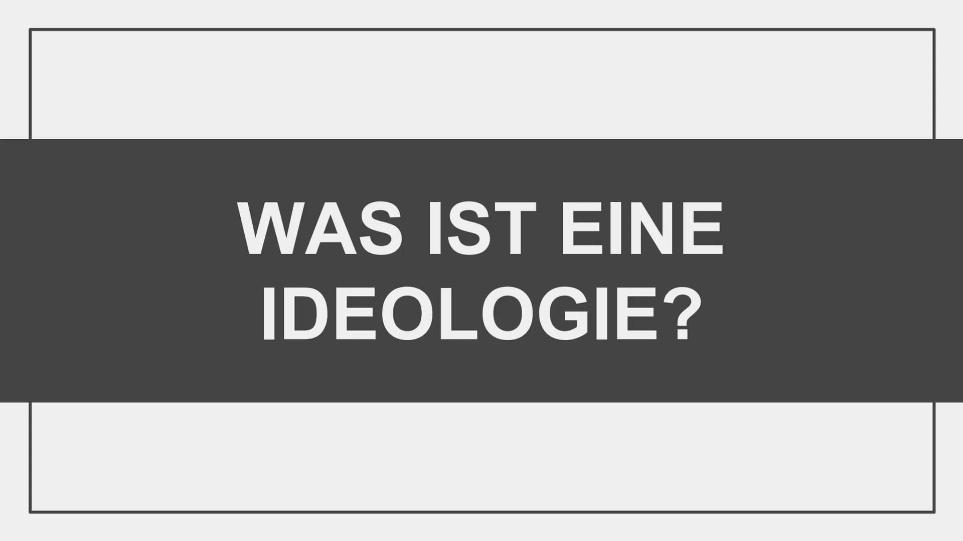 # DIE IDEOLOGIE
DES
NATIONALSOZIALISMUS # GLIEDERUNG
1. Die Weltanschauung Hitlers und die Kernpunkte der Ideologie
a. Nationalsozial