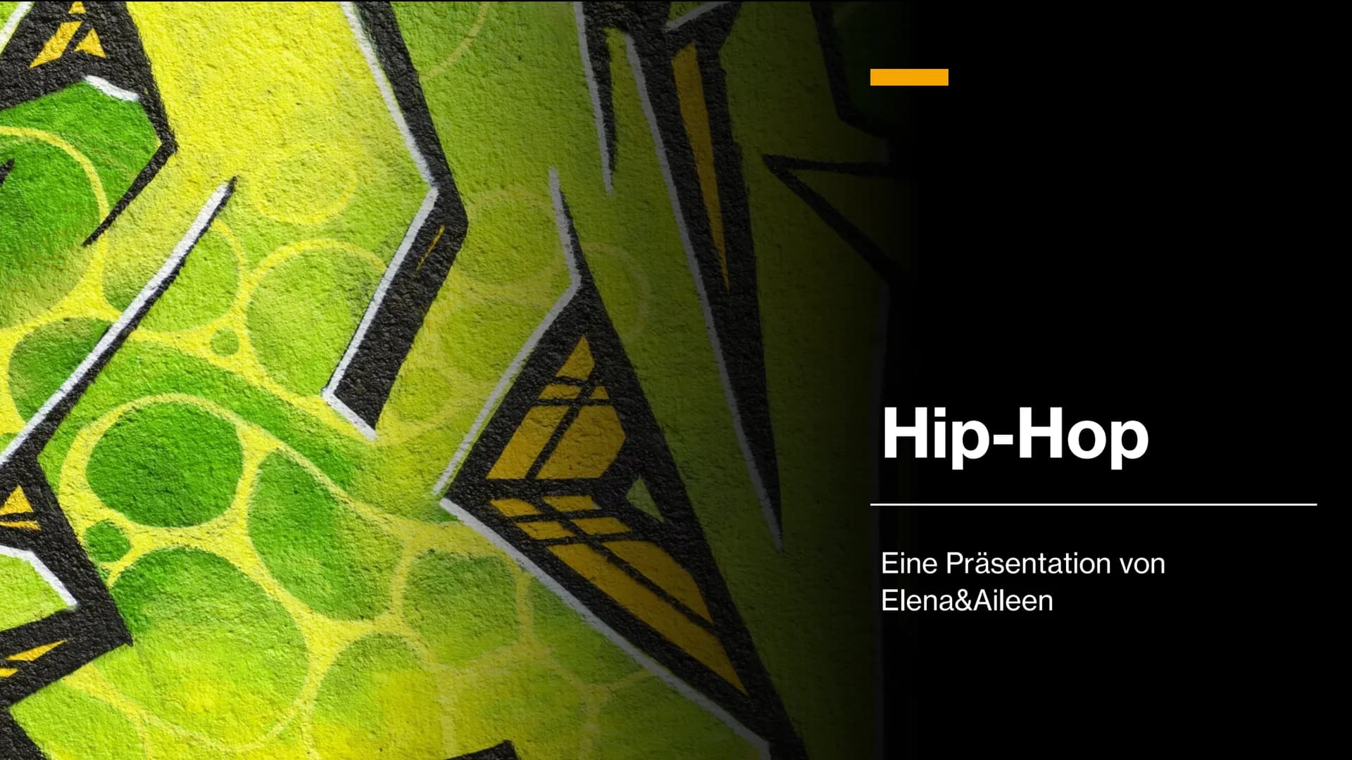 Hip-Hop
Eine Präsentation von
Elena&Aileen Inhalt
• Entstehung des Hip-Hop
• Aufbau&Merkmale
• 4 Elemente
• Instrumente
• Berühmte Personen
