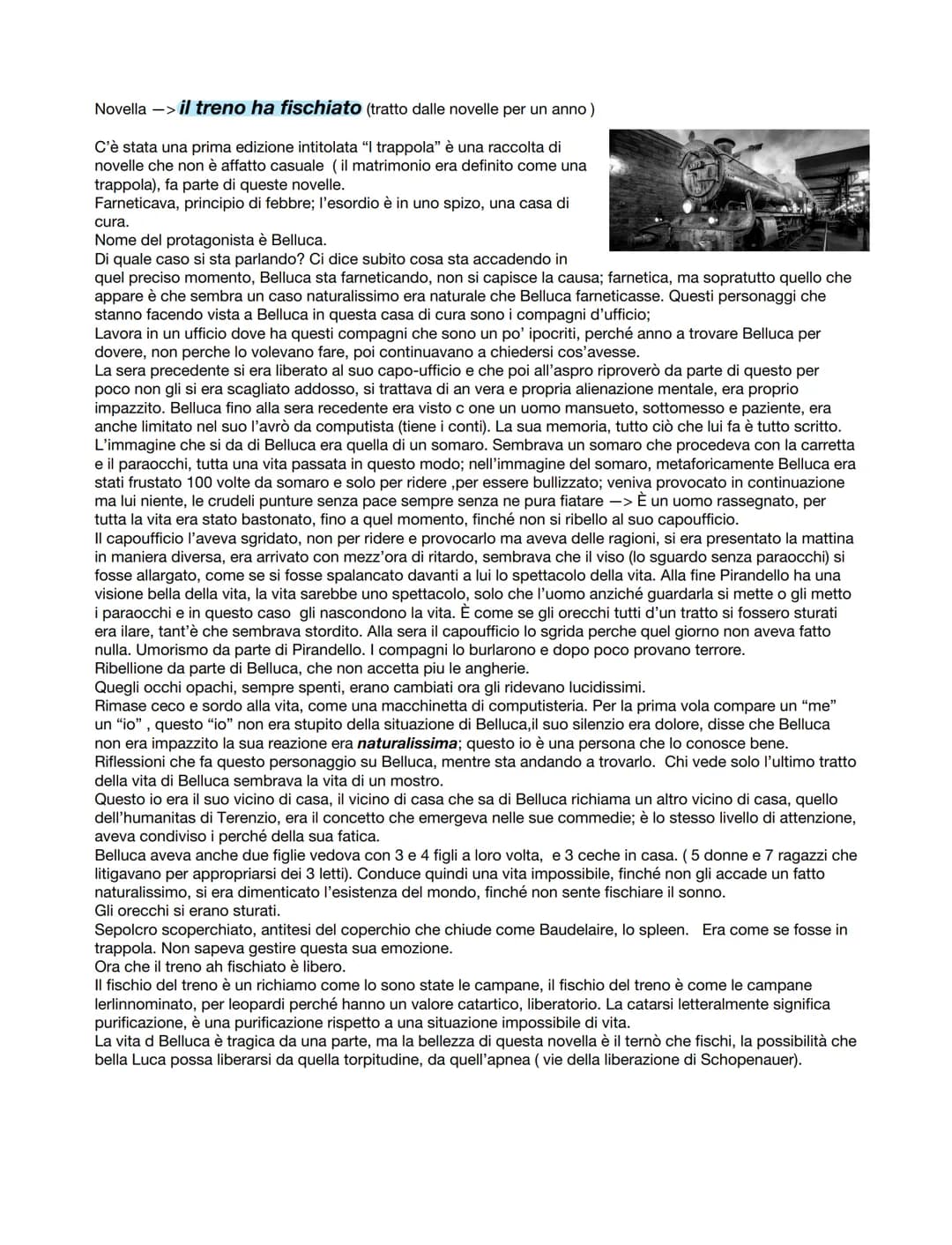 # LUIGI PIRANDELLO
1. LA VITA
Pirandello è siciliano, ha una vita piuttosto lunga, nasce nel 1867, affronta
diverse esperienze; nasce ad A