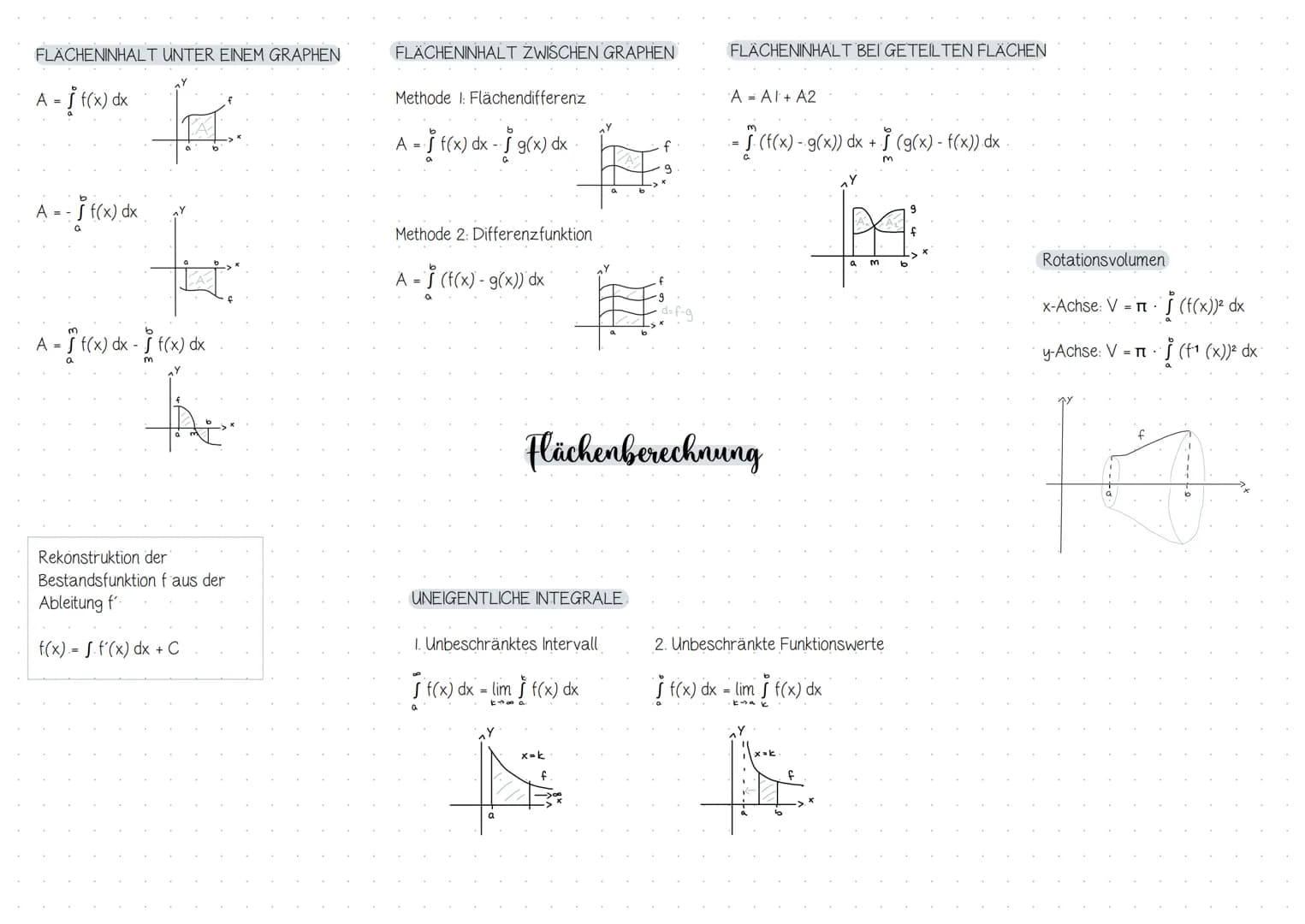 # $\int(x)$
# Inhaltsverzeichnis
## Analysis
| Thema / Inhalt | Seite |
| ----------- | ----------- |
| 1. Integralrechnung | 2 |
| -> Gr