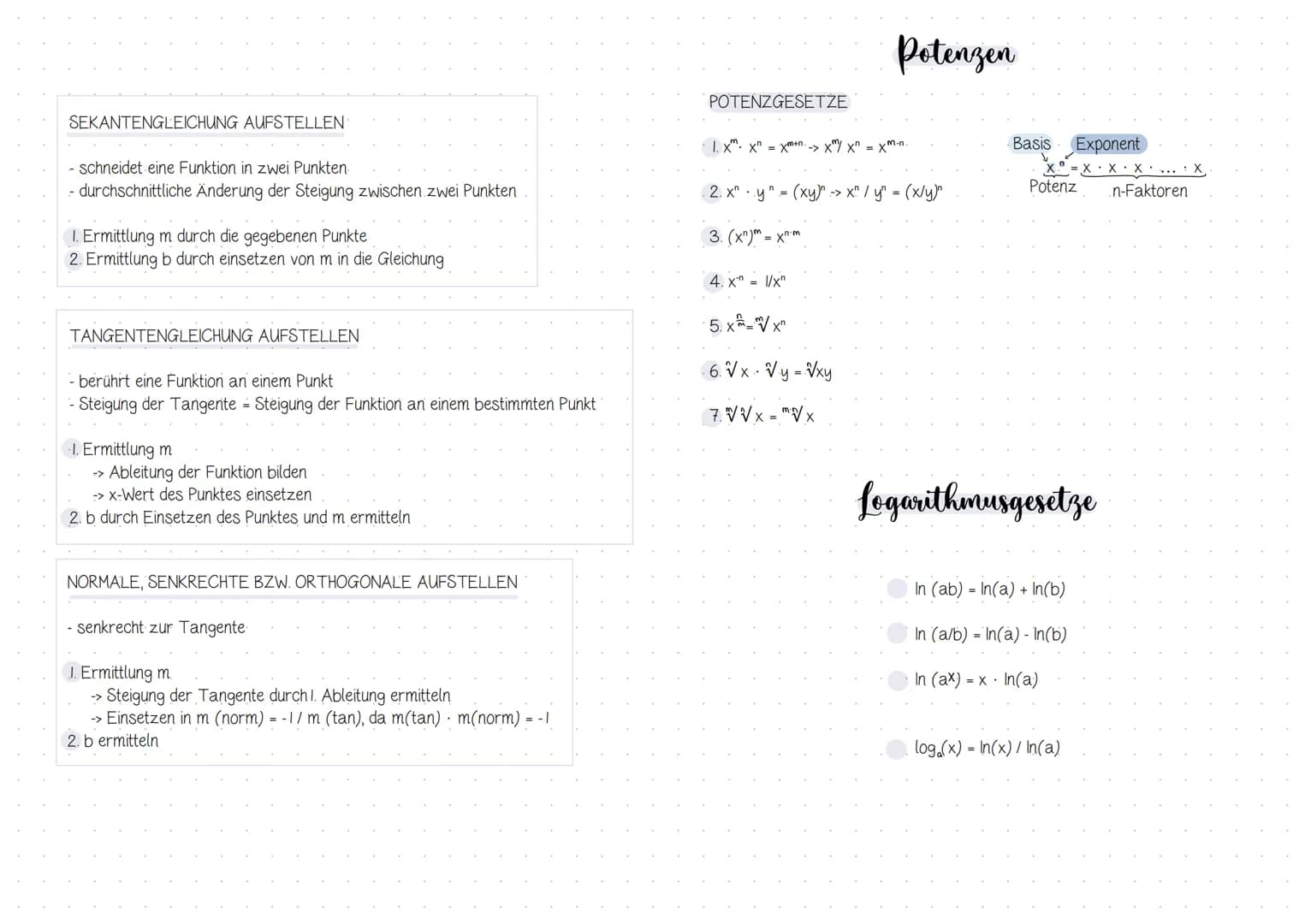 # $\int(x)$
# Inhaltsverzeichnis
## Analysis
| Thema / Inhalt | Seite |
| ----------- | ----------- |
| 1. Integralrechnung | 2 |
| -> Gr