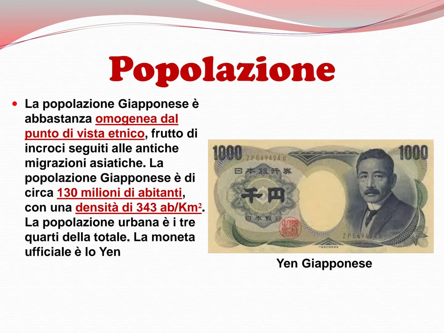 # Giappone
日本 # Confini
II Giappone è un arcipelago
formato da circa 3000 isole e
confina:
RUSSIA
CINA
Asahikawa
Sapporo
Hakodate
Hok
