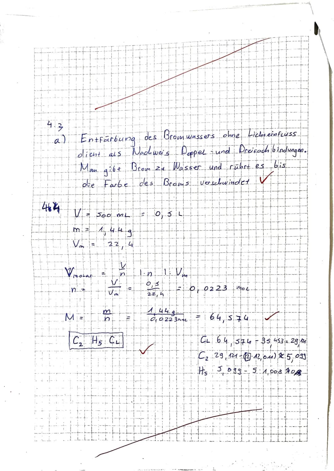 # Chemie (3-stündig); WGJ1
Name: Aleksandra Kosanic
Kaufmännische Schule Heidenheim
KA Nr.4
23. Juni 2023
Punkte: 25,5/30P
Note: 14P.