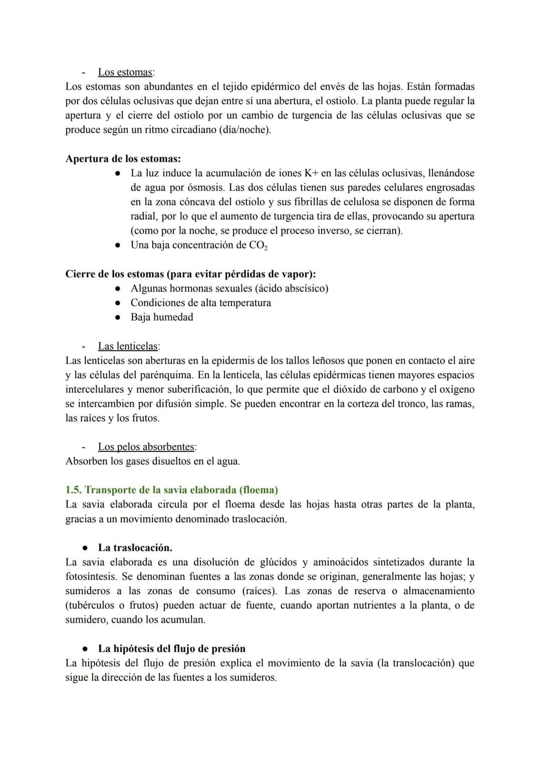 # T-7: Las funciones vitales de las plantas
1. Función de nutrición en plantas
Las plantas tienen nutrición autótrofa. Mediante la fotosínt