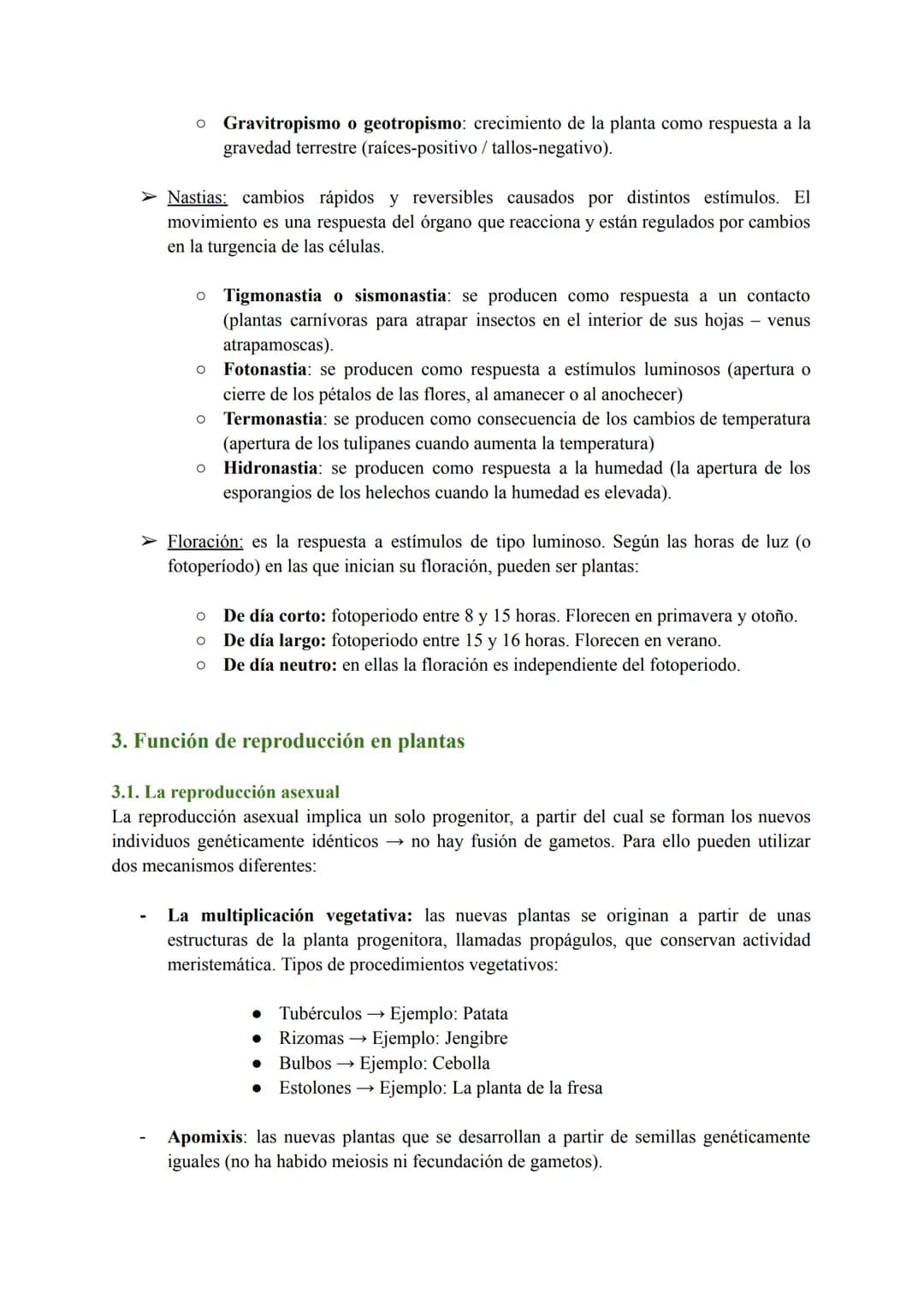 # T-7: Las funciones vitales de las plantas
1. Función de nutrición en plantas
Las plantas tienen nutrición autótrofa. Mediante la fotosínt