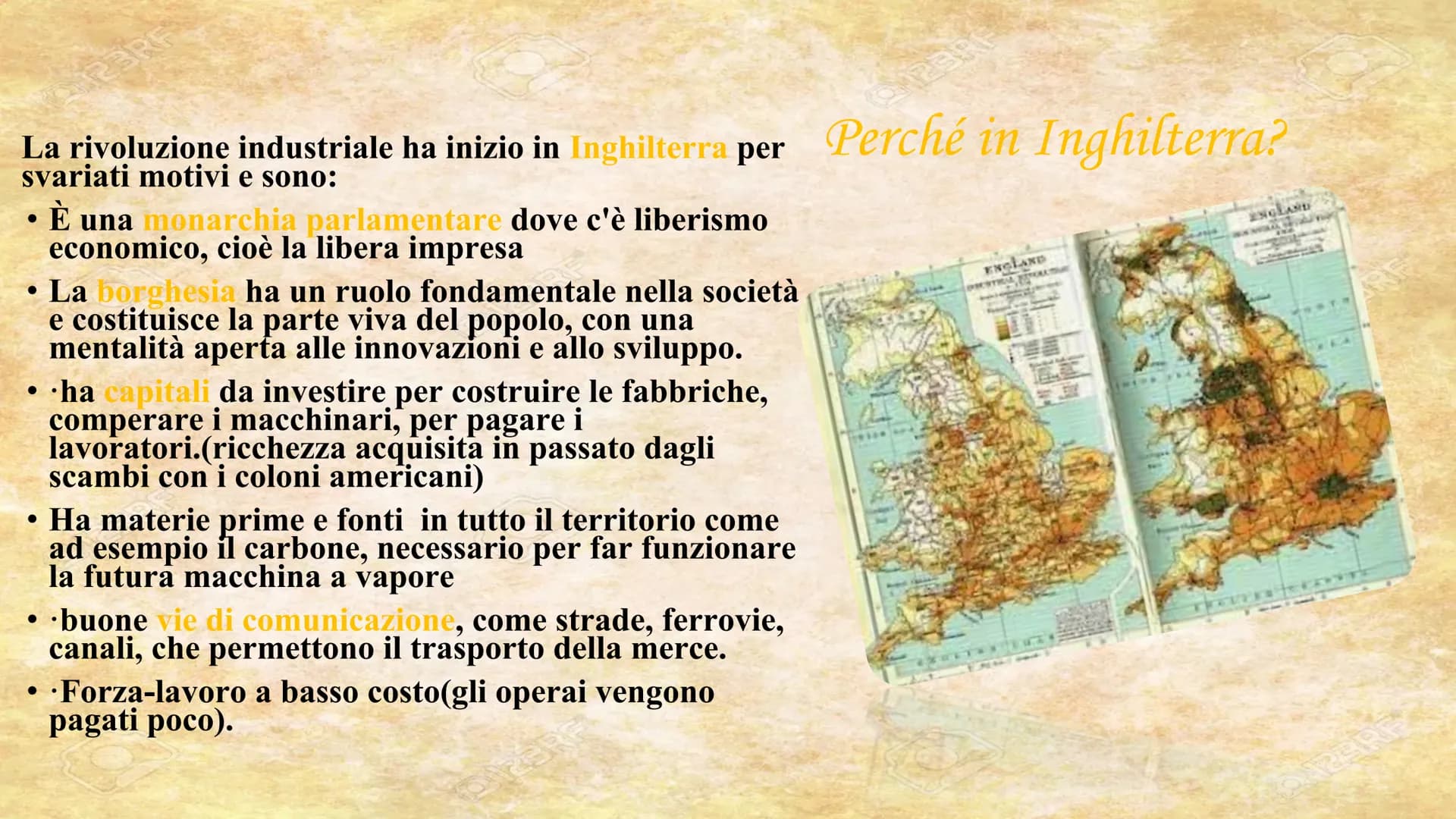 la prima Rivoluzione
Industriale! 1765
8
8
1870
...
Si sviluppa in
Inghilterra...
... A partire dal 1765
al 1870... Dura 1 secolo! # LA