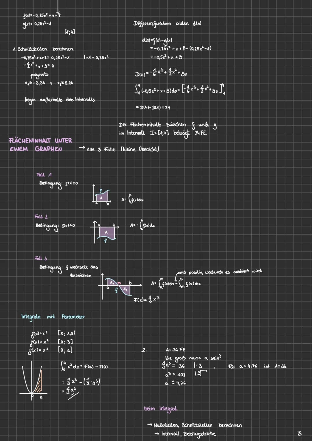 Mathe
ABITUR # schriftliche Abiturprüfung
1. Teil: 3 Aufgaben: Analysis, Geometrie, Stochastik (verpflichtend)
2 von 6 Aufgaben selber au