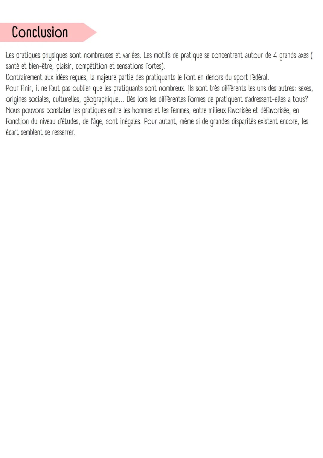 # Les différentes formes de pratique physique
## Introduction
Définition Activité Physique
L'activité physique n'est pas seulement la pra