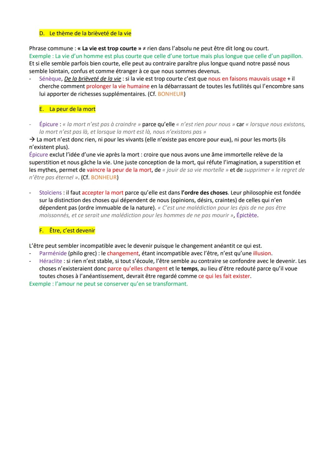 # Le temps
Le temps: changement continuel par lequel le présent devient passé; période qui va d'un
évènement à un autre; milieu analogue à