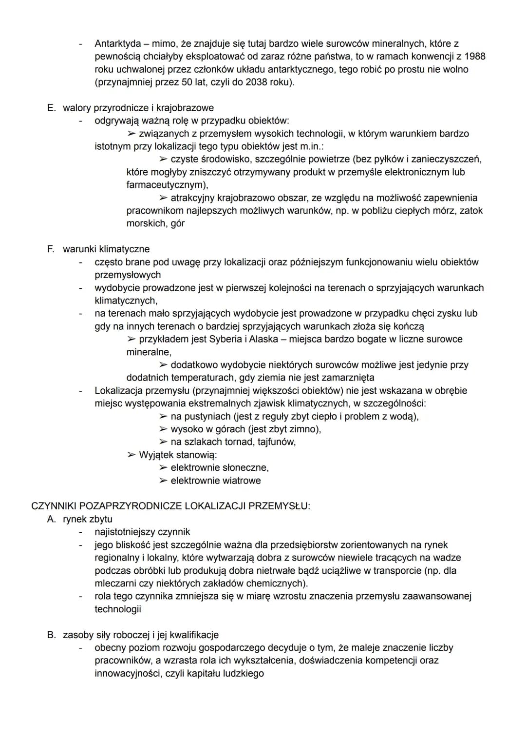 # CZYNNIKI LOKALIZACJI PRZEMYSŁU
Temat: Czynniki lokalizacji przemysłu.
Czynniki lokalizacji przemysłu to warunki i motywy, które w pozyty