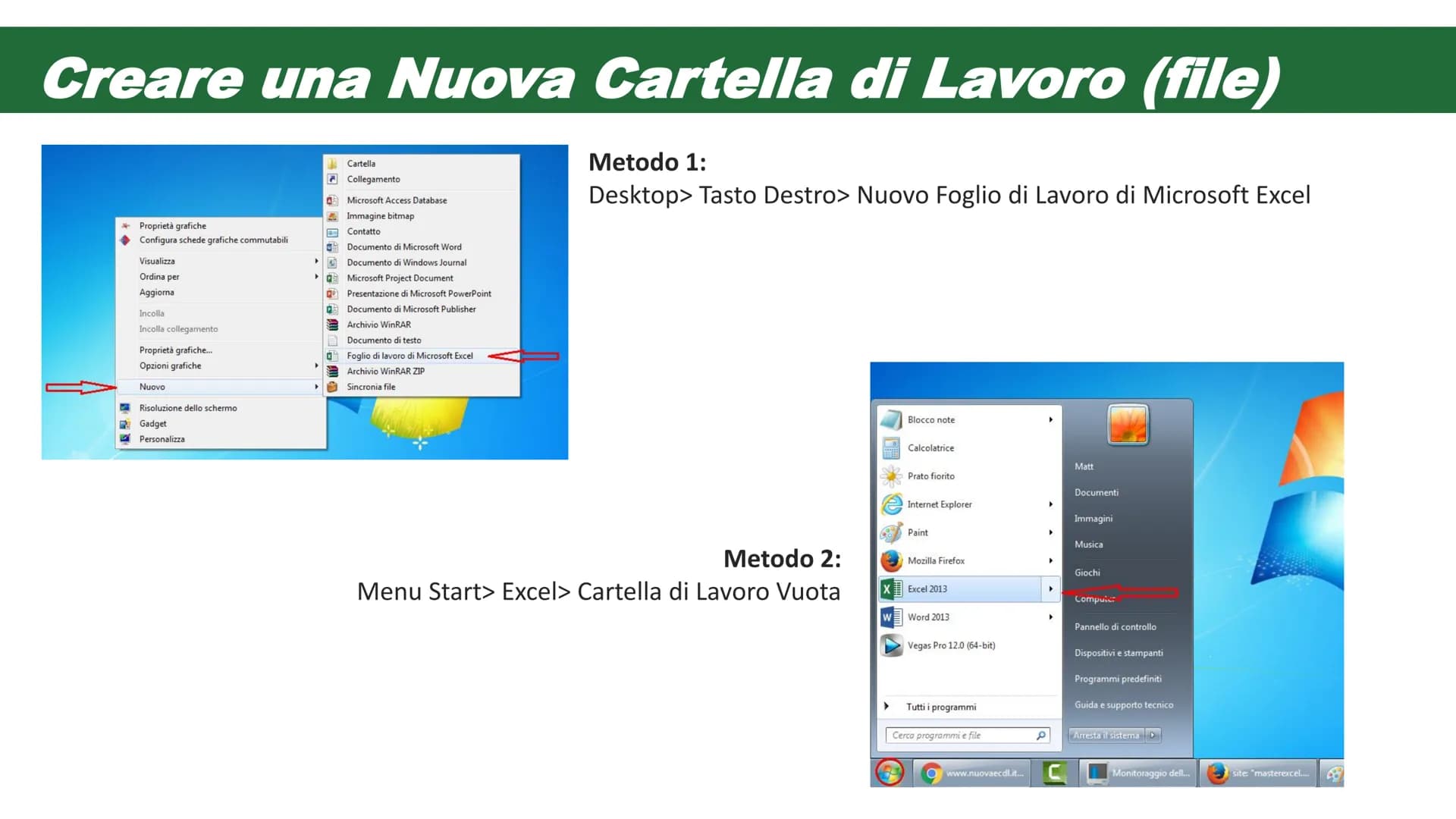 # Manuale
# Pratico di Excel
Introduzione al Programma Microsoft
Excel 2013
MasterExcel.it # MaterExcel.it
Benvenuto!
18
Corsi
Eserci