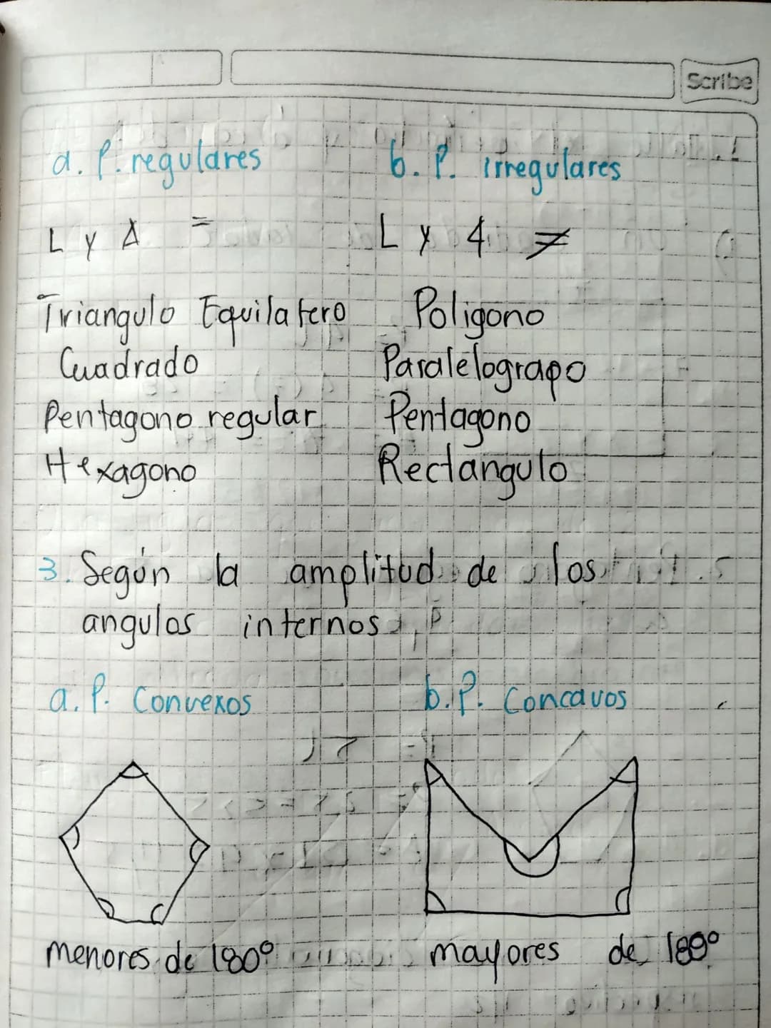 Poligonos Chi
Una figura que tiene mas de 2
lados es pland, formada por
Varios o muchos lados rectos
es cerrada
Elementos:
U
Lados
Angulo