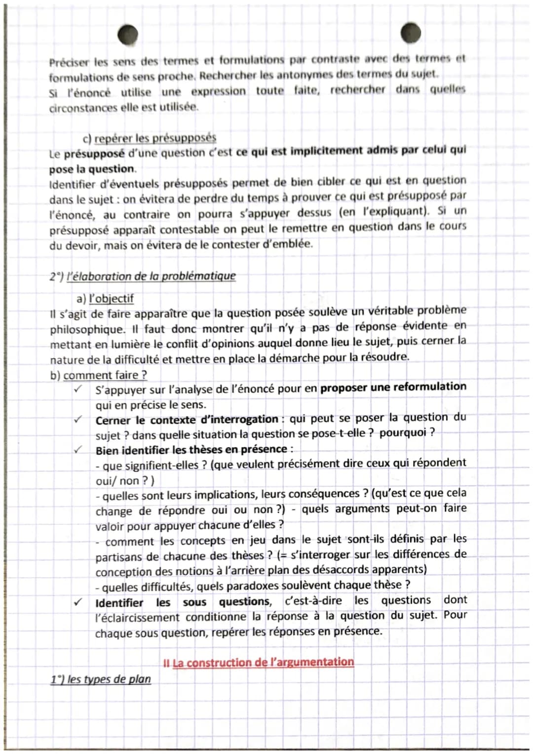 - dissertation
- methode
MÉTHODE DE LA DISSERTATION
ÉNONCÉ
QUESTION
CONCLUSION
RÉPONSE
POSITION
d'un PROBLEME
- montrer que la répons