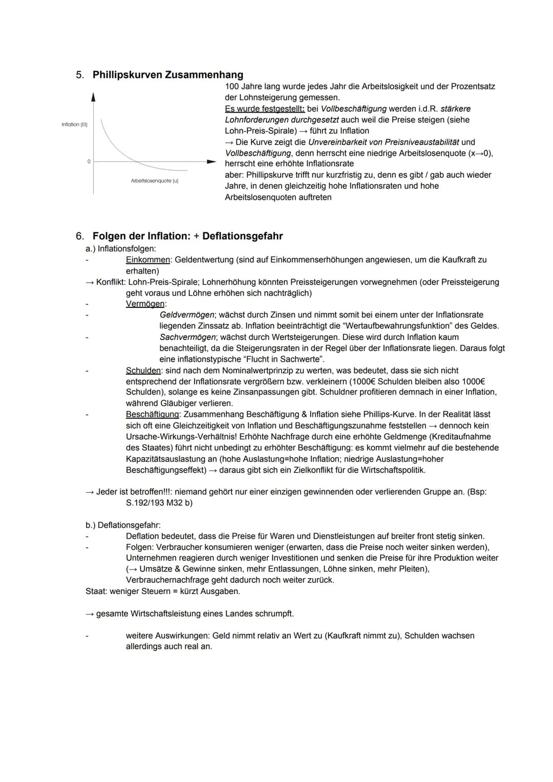 # Gruppe 3: Inflation - Übersicht
1. Inflation
Ein anhaltender Prozess der Geldentwertung, der sich durch allgemeine Preiserhöhungen bemerk