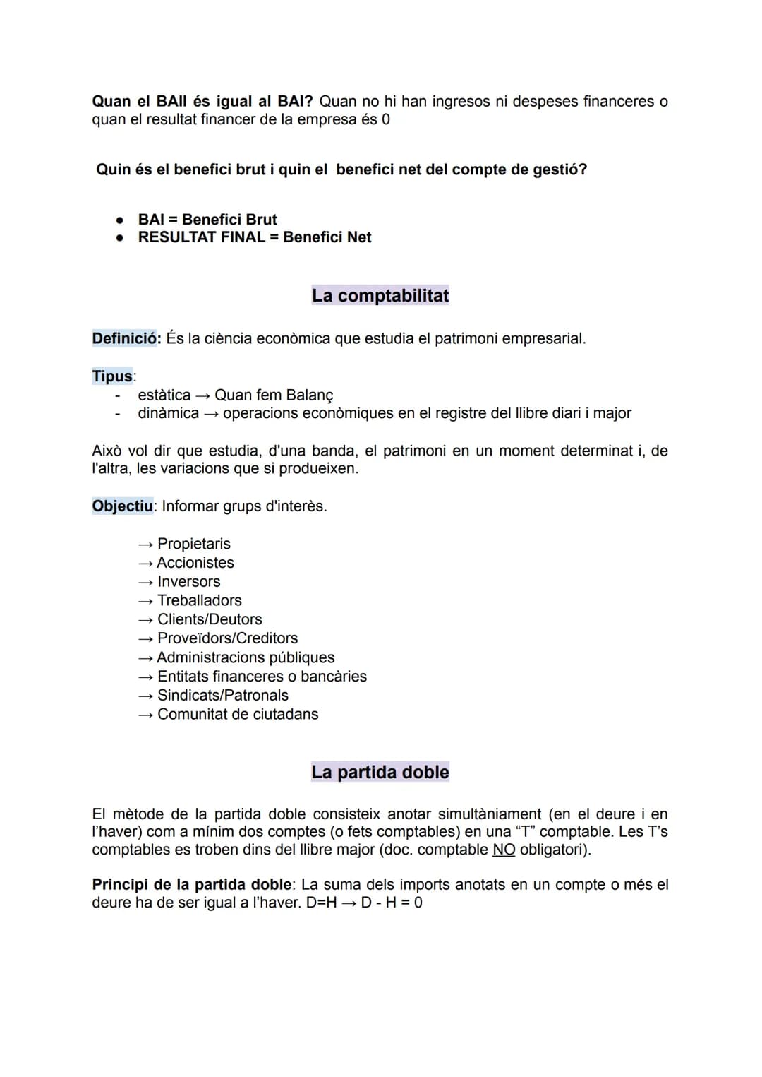 # El patrimoni empresarial
Definició: conjunt de béns, drets i obligacions que té una empresa per poder
realitzar la seva raó de ser.
Just