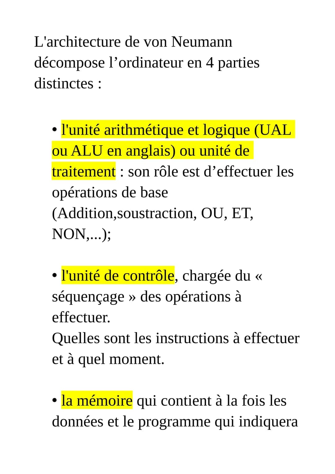 # Architecture de von Neumann
L'architecture dite de von Neumann est un
modèle d'ordinateur qui utilise une
structure de stockage unique po