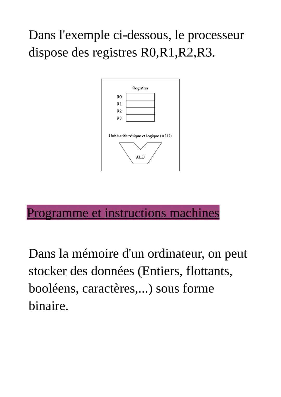 # Architecture de von Neumann
L'architecture dite de von Neumann est un
modèle d'ordinateur qui utilise une
structure de stockage unique po