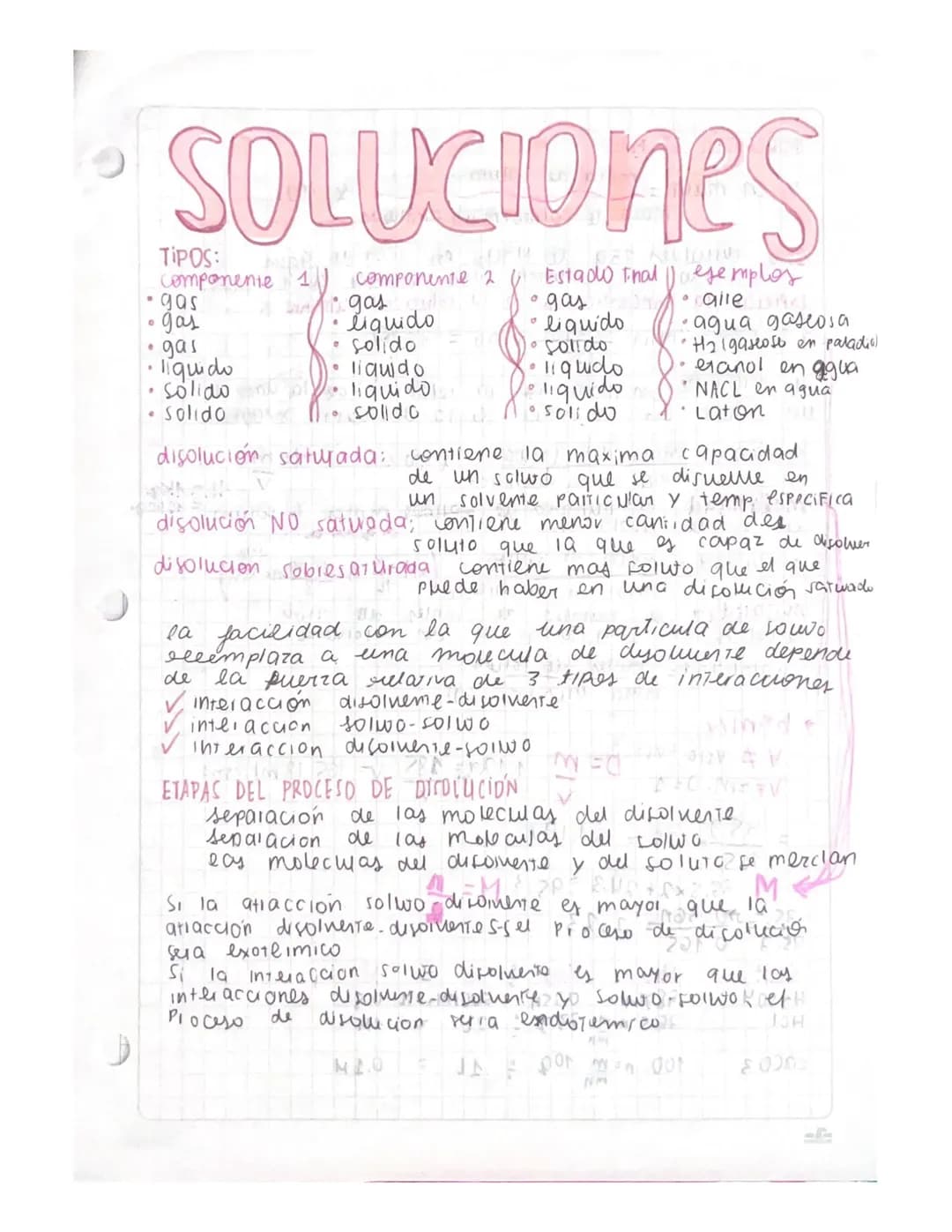 コー
# SOLUCIONES
TIPOS:
componenie 10 componente 24 Estado final) ejemplos
- gas
- gas
- gas
- liquido
- gas
- solido
-liquido
- liquido
- s