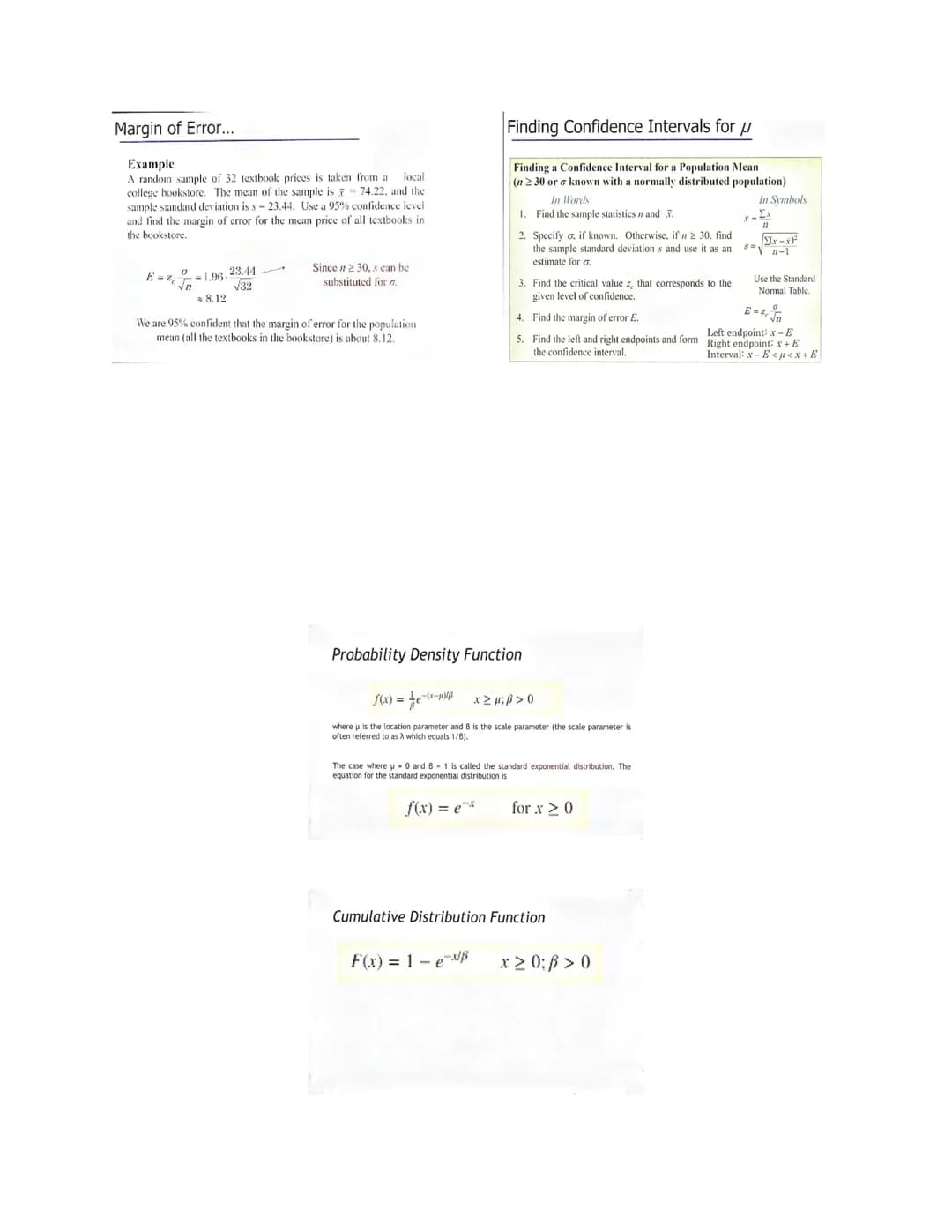 MODULE 6-7 REVIEWER
Statistical Inference
It is produced whereby, on the basis of observed
data in a particular sample, we generalize and
