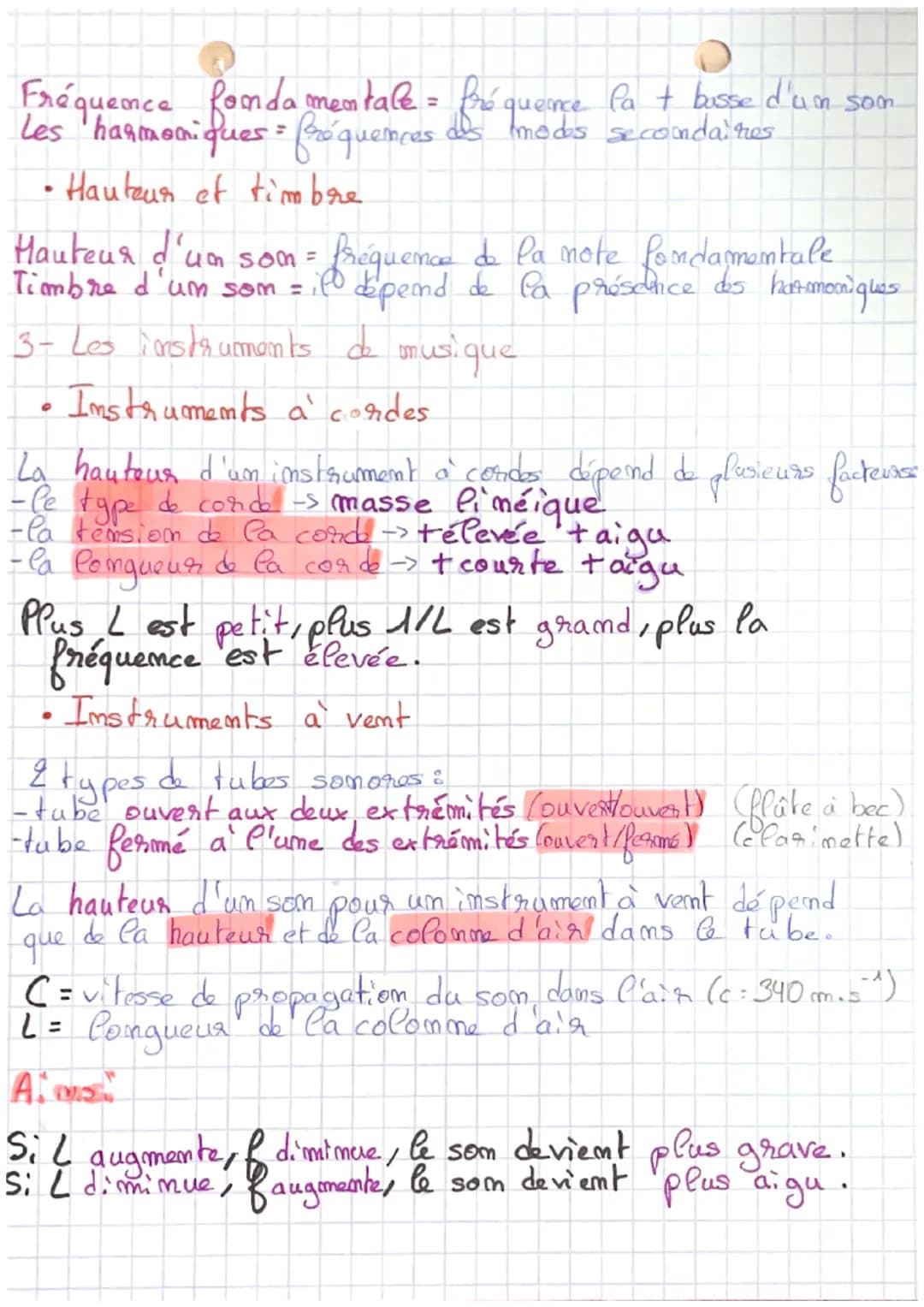 # Som, phénomène vibratoire
1-Période et fréquence
•Période d'ume oscillatiom
La plus petite durée au bout de laquate um phémomone
périod