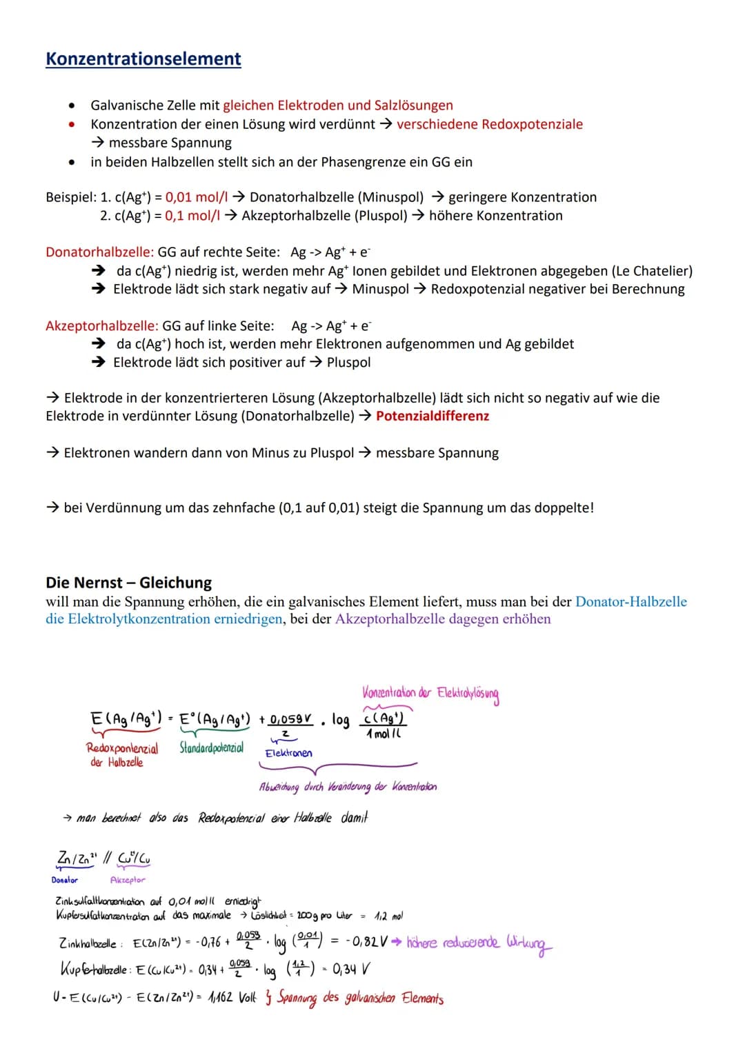 # ELEKTROCHEMIE ABI-PROBE
# Redoxreaktionen
Reaktion mit Elektronenübertragung
Oxidation: Elektronenabgabe
Reduktion: Elektronenaufnahme