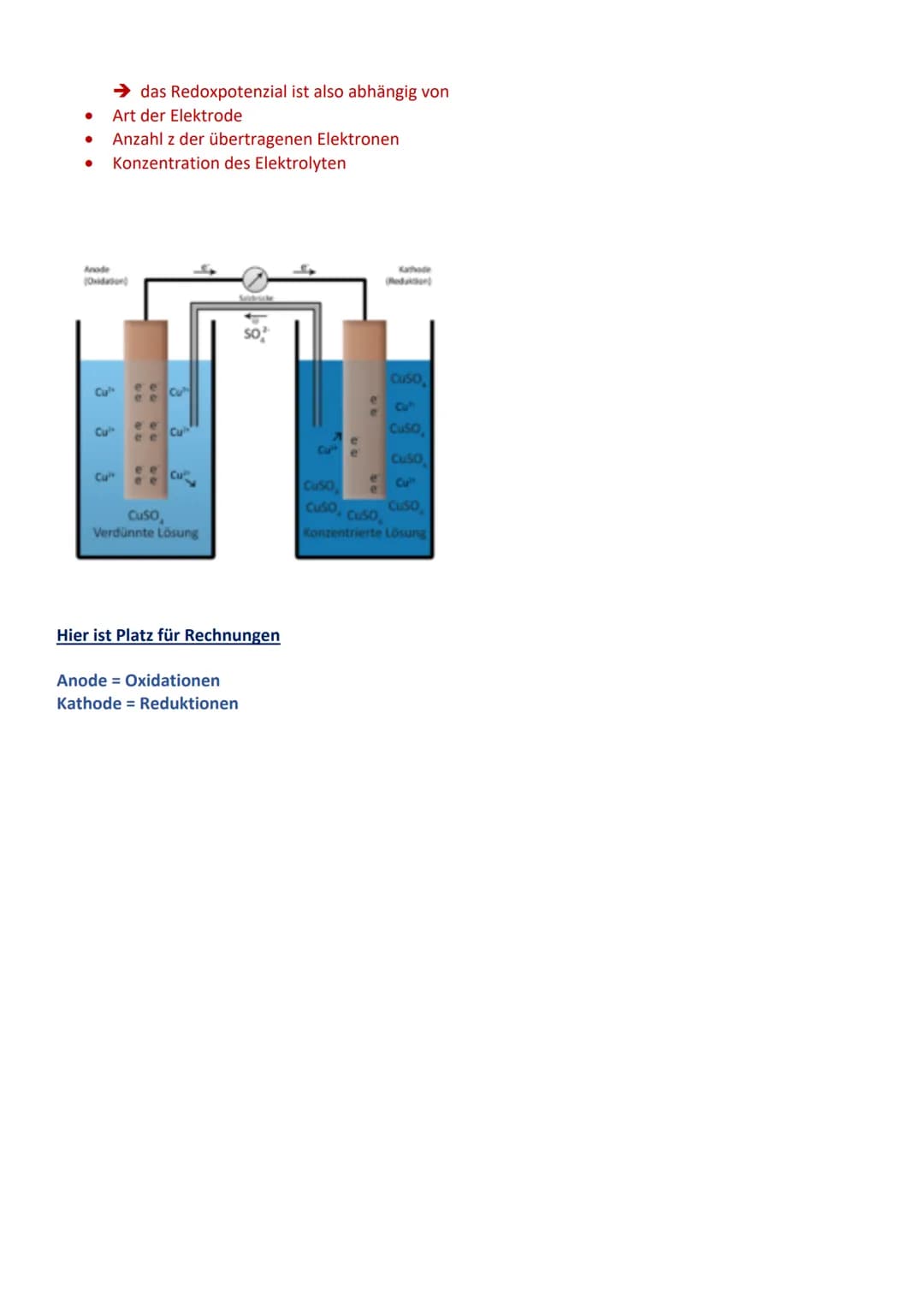 # ELEKTROCHEMIE ABI-PROBE
# Redoxreaktionen
Reaktion mit Elektronenübertragung
Oxidation: Elektronenabgabe
Reduktion: Elektronenaufnahme
