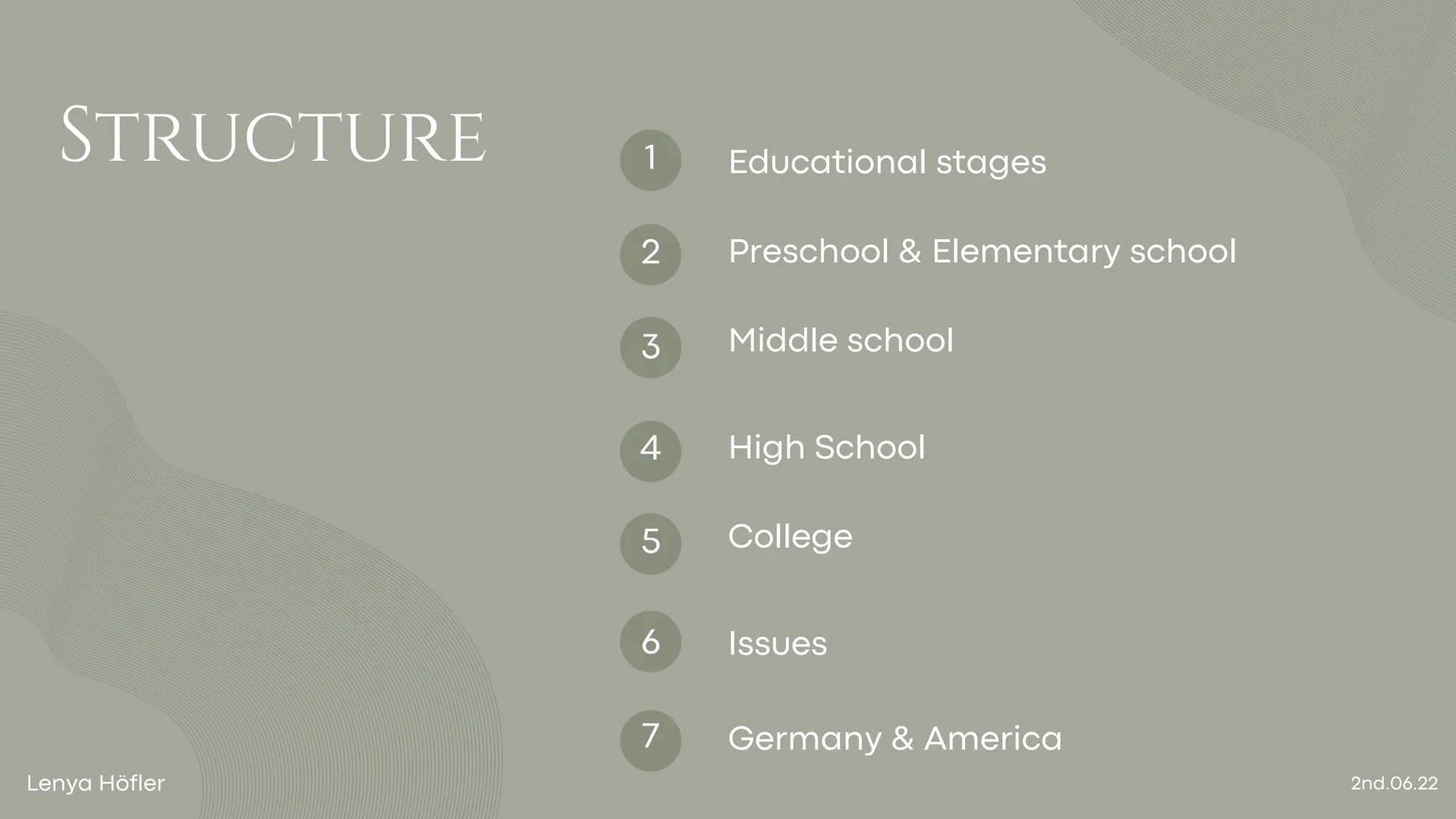 - THE
- AMERICAN
- SCHOOL SYSTEM
- California STRUCTURE
1 Educational stages
2 Preschool & Elementary school
3 Middle school
4 High School
5