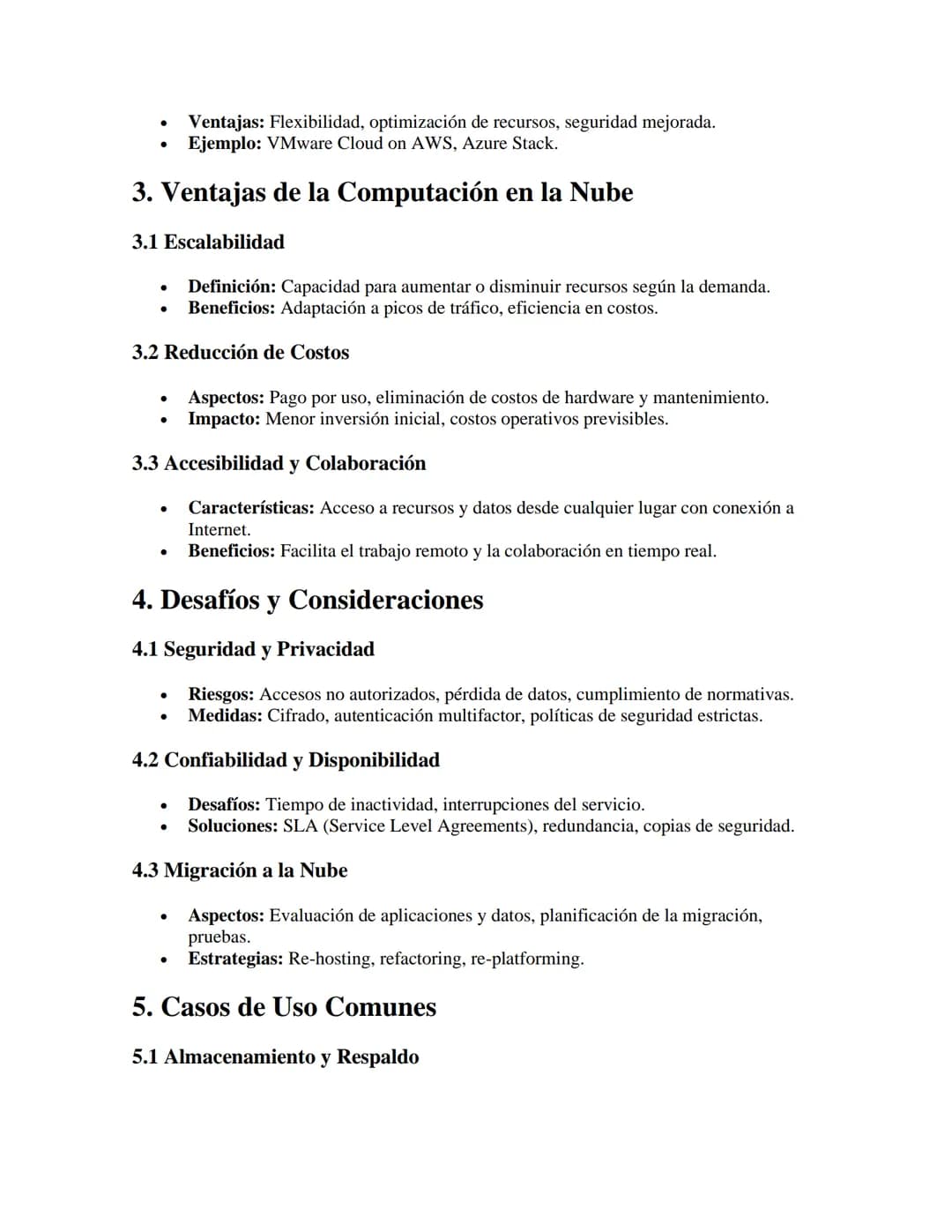 # Computación en la Nube
APUNTES//
1. Conceptos Básicos
1.1 Definición
- Computación en la nube: Uso de servidores remotos en Internet p