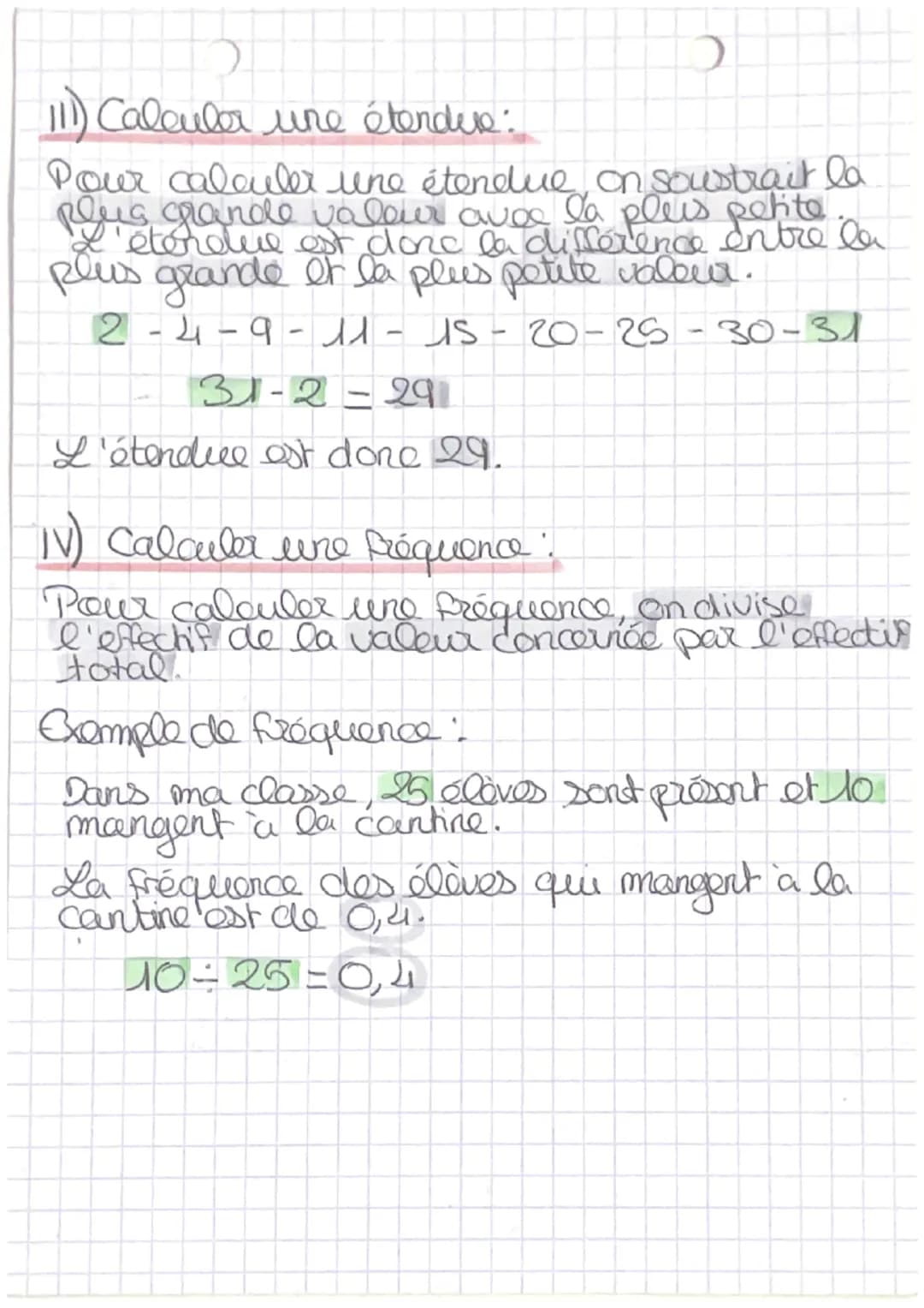 # STATISTIQUES
1) Calculer une moyenne:
Pour calculer la moyenne d'une série de valeurs,
on additionne toutes les valeurs, pris on divise