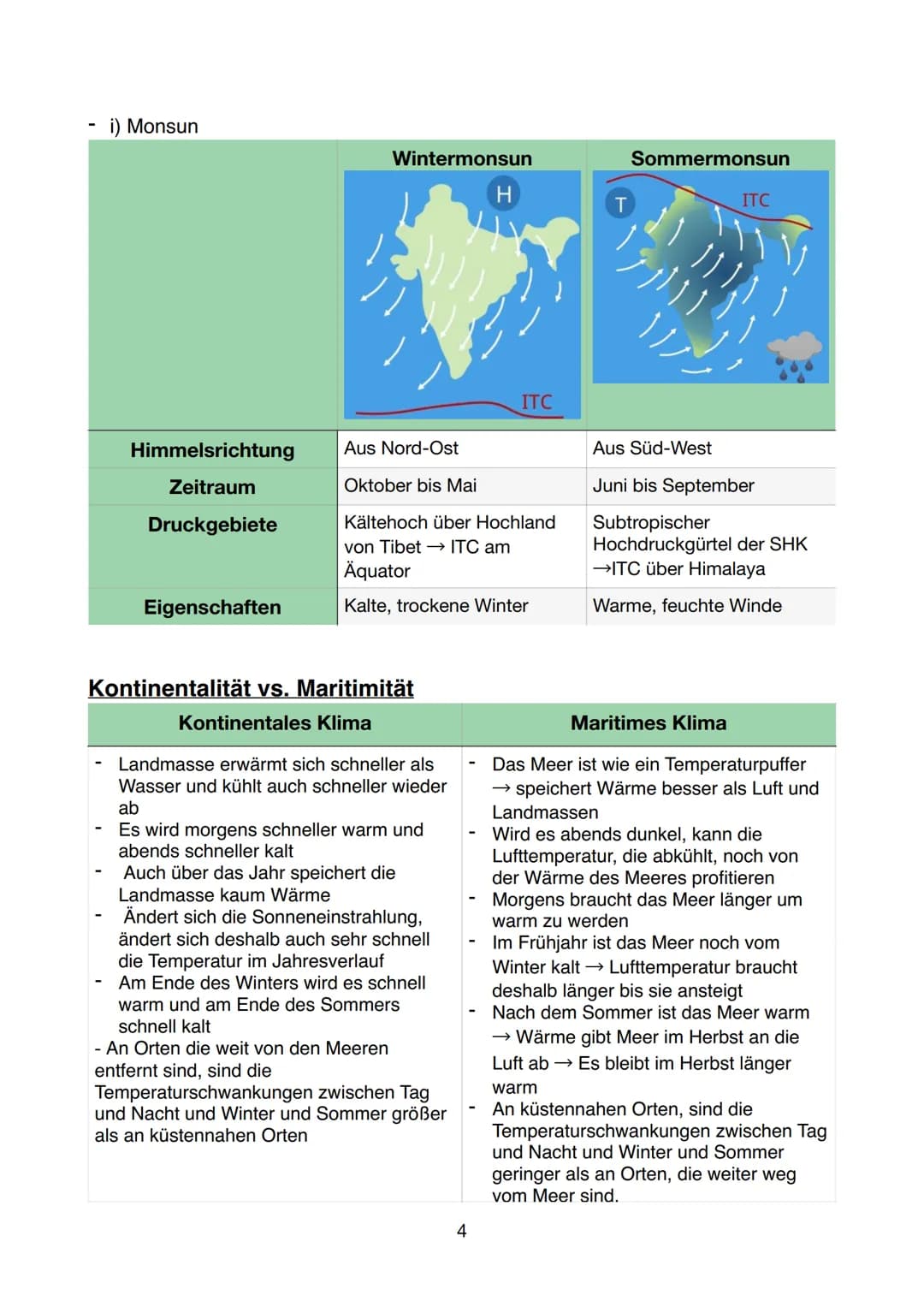 Einführung
1. Teilgebiete und Bedeutung der Geographie
Physische Geographie
- „Naturgeographie" → Klima, Vegetation
und Böden
- Hydro- &