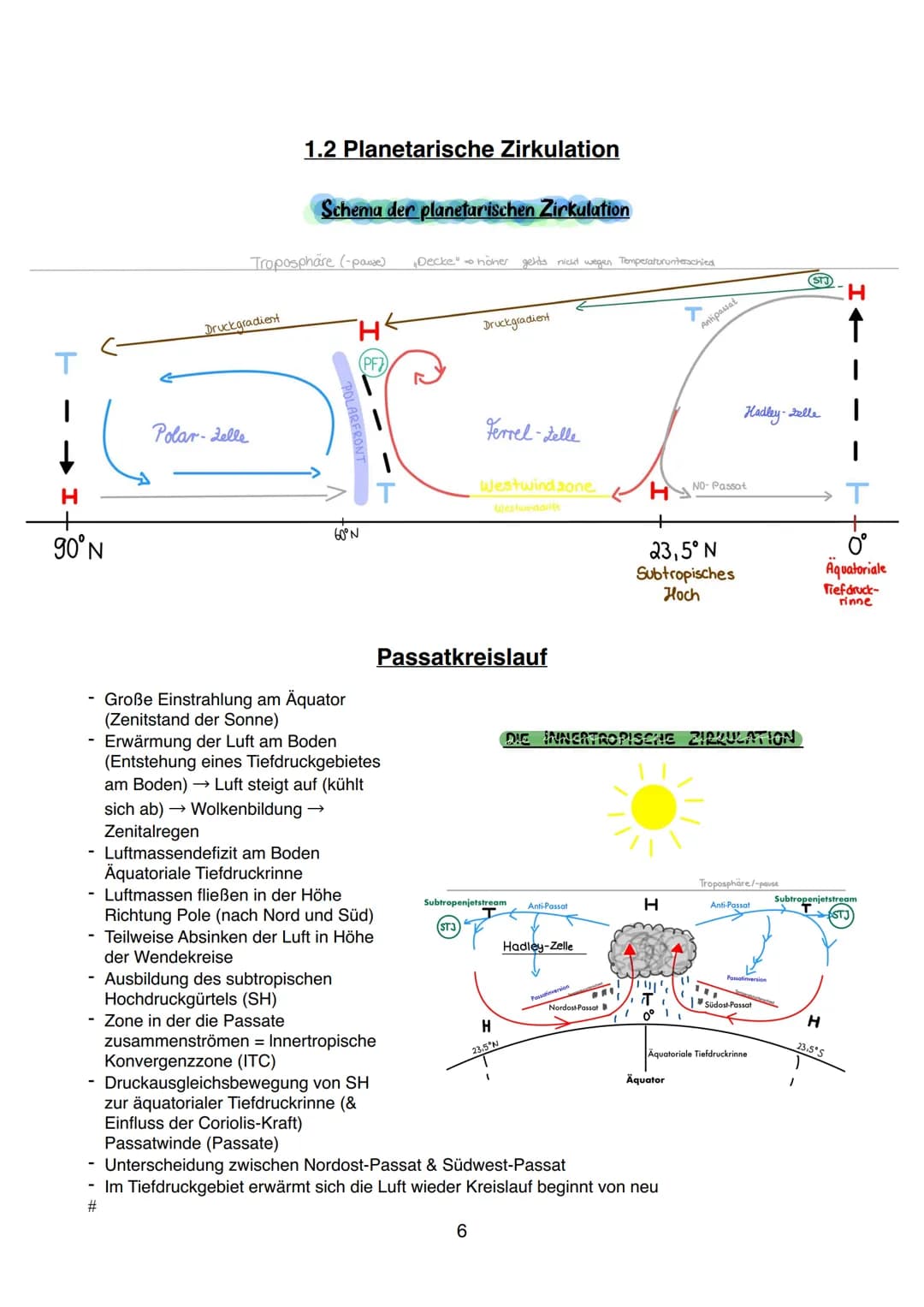 Einführung
1. Teilgebiete und Bedeutung der Geographie
Physische Geographie
- „Naturgeographie" → Klima, Vegetation
und Böden
- Hydro- &