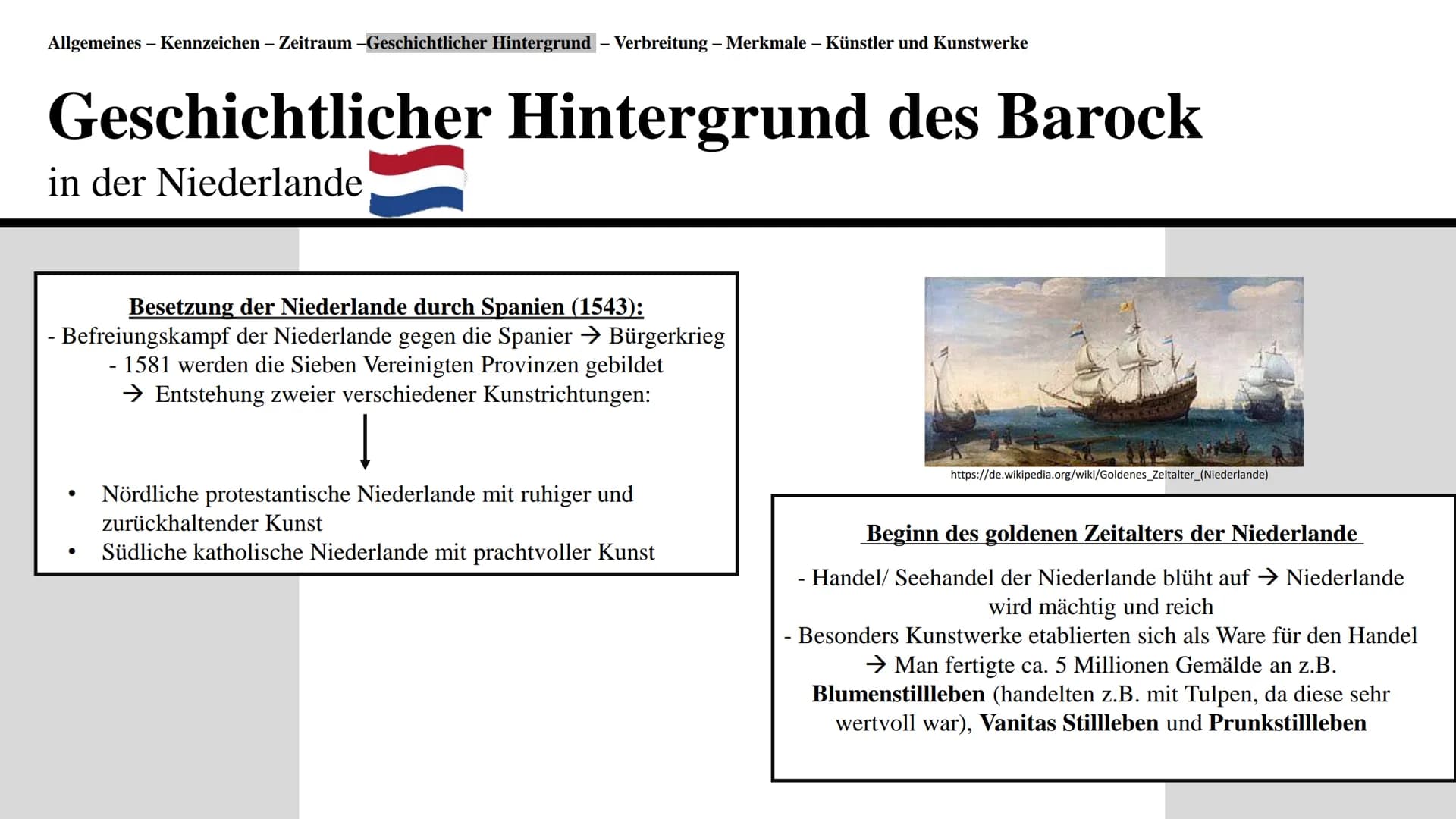 # Barock
Eine Präsentation von Elissanda Ahti # Gliederung
* Definition der Renaissance und Allgemeines
* Kennzeichen
* Zeitraum
*