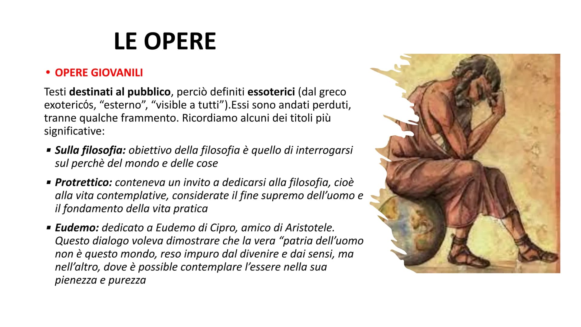 # Aristotele
«Tutti gli uomini per natura desiderano conoscere»
METAFISICA # Platone e Aristotele
La scuola di Atene (1509-1510)
Raffael